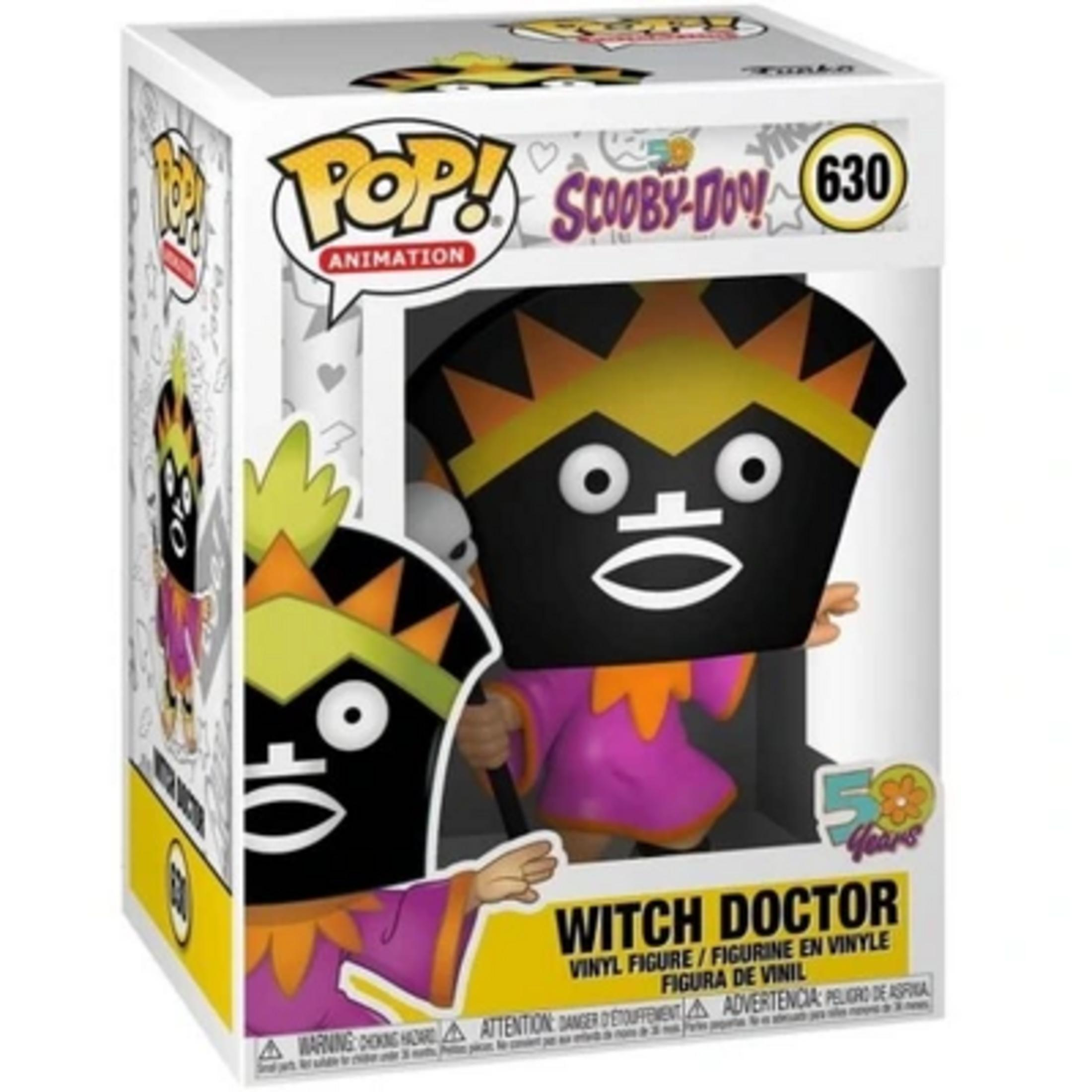 Funko Pop! "Witch Doctor" Figur aus Scooby-Doo, Nr. 630.