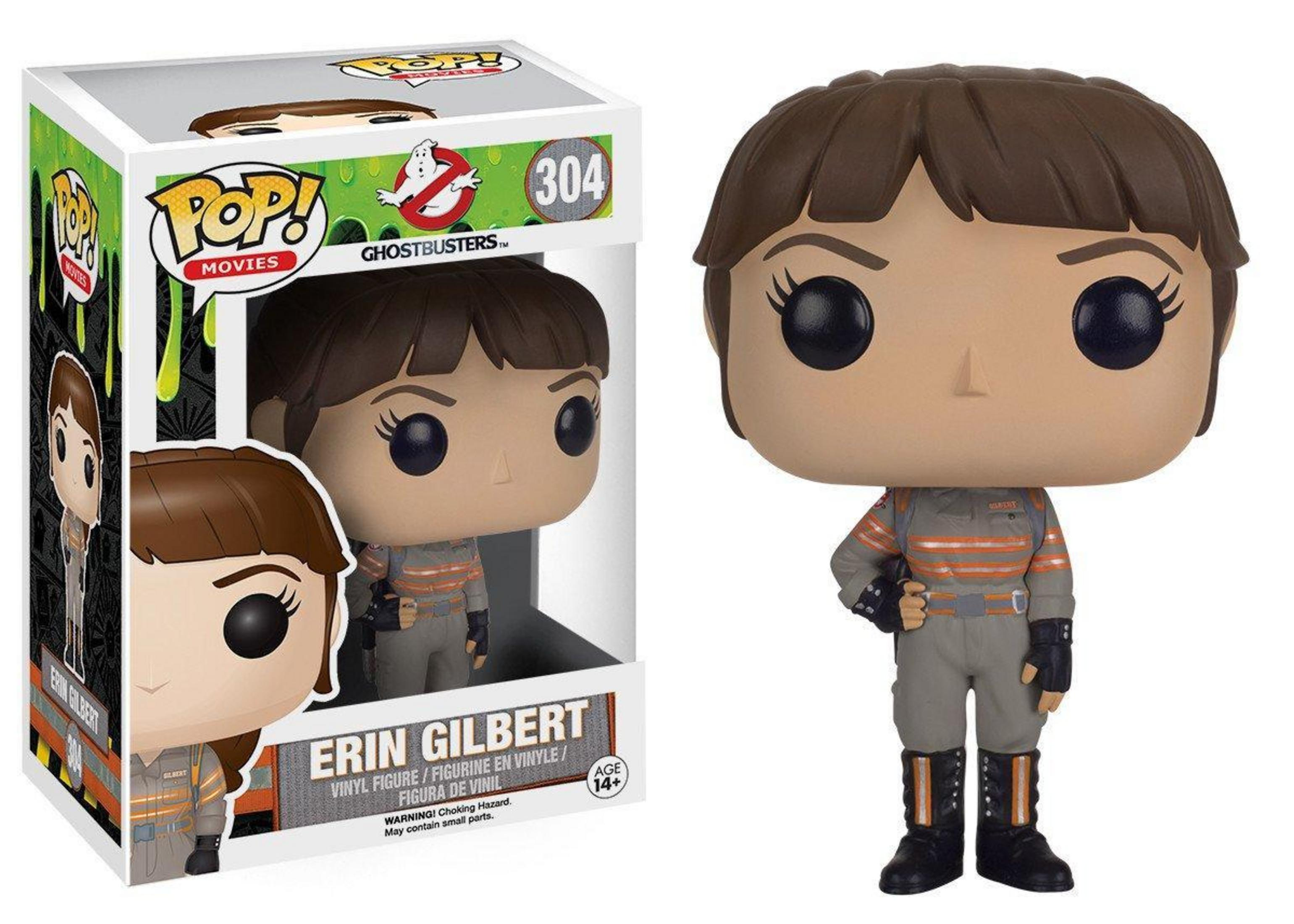 Action figure Funko Pop! in vinile di Erin Gilbert di Ghostbusters.