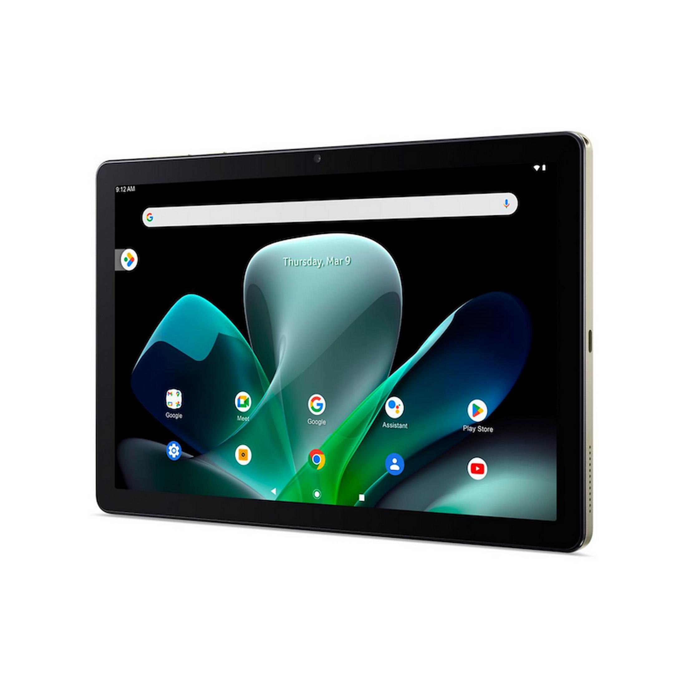 Un tablet mostra la data giovedì 9 marzo, con app Google visibili.