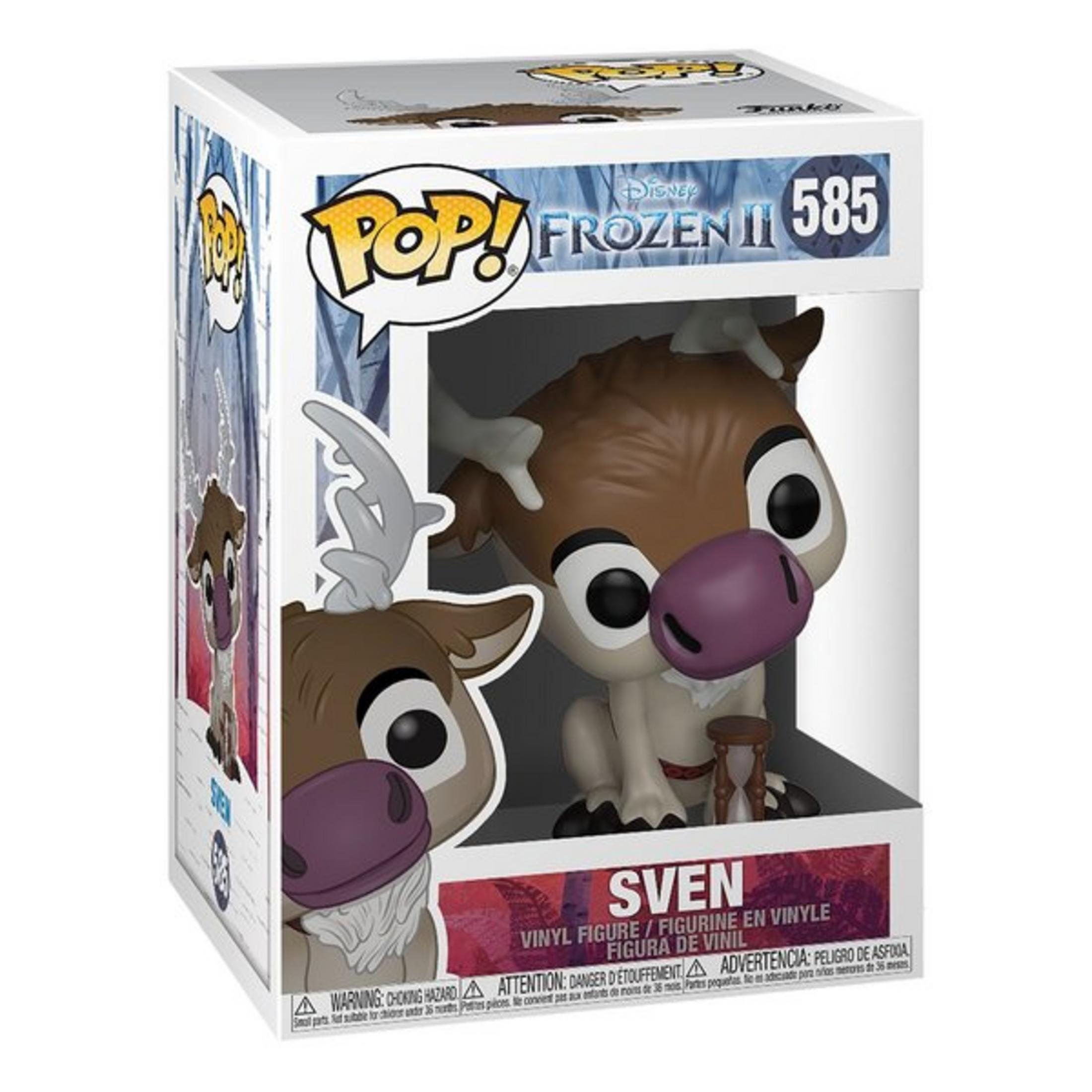 Figura Funko Pop di Sven da Frozen 2 Disney nella sua scatola.