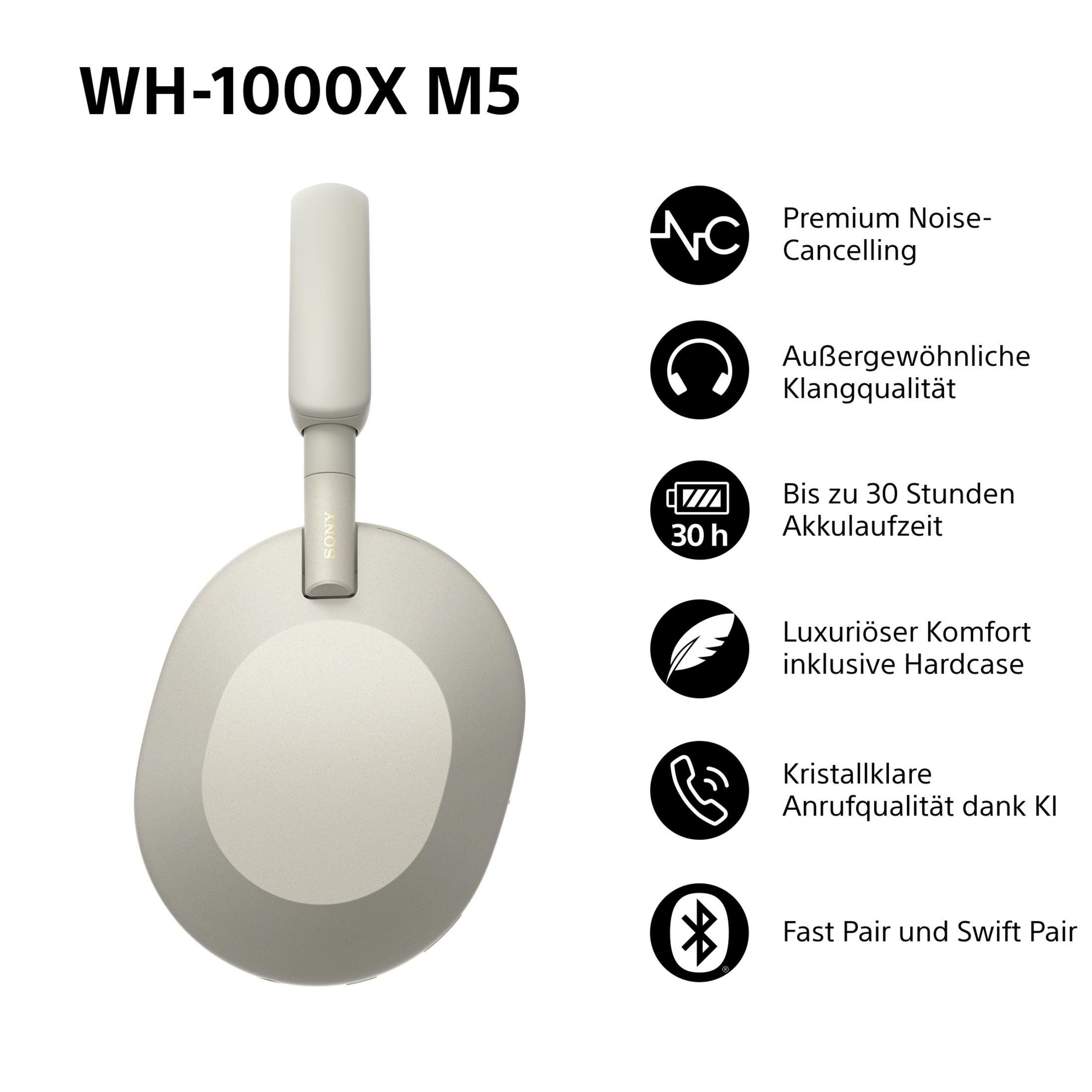 Sony WH-1000XM5 Kopfhörer: Geräuschunterdrückung, 30h Akku, Komfort.