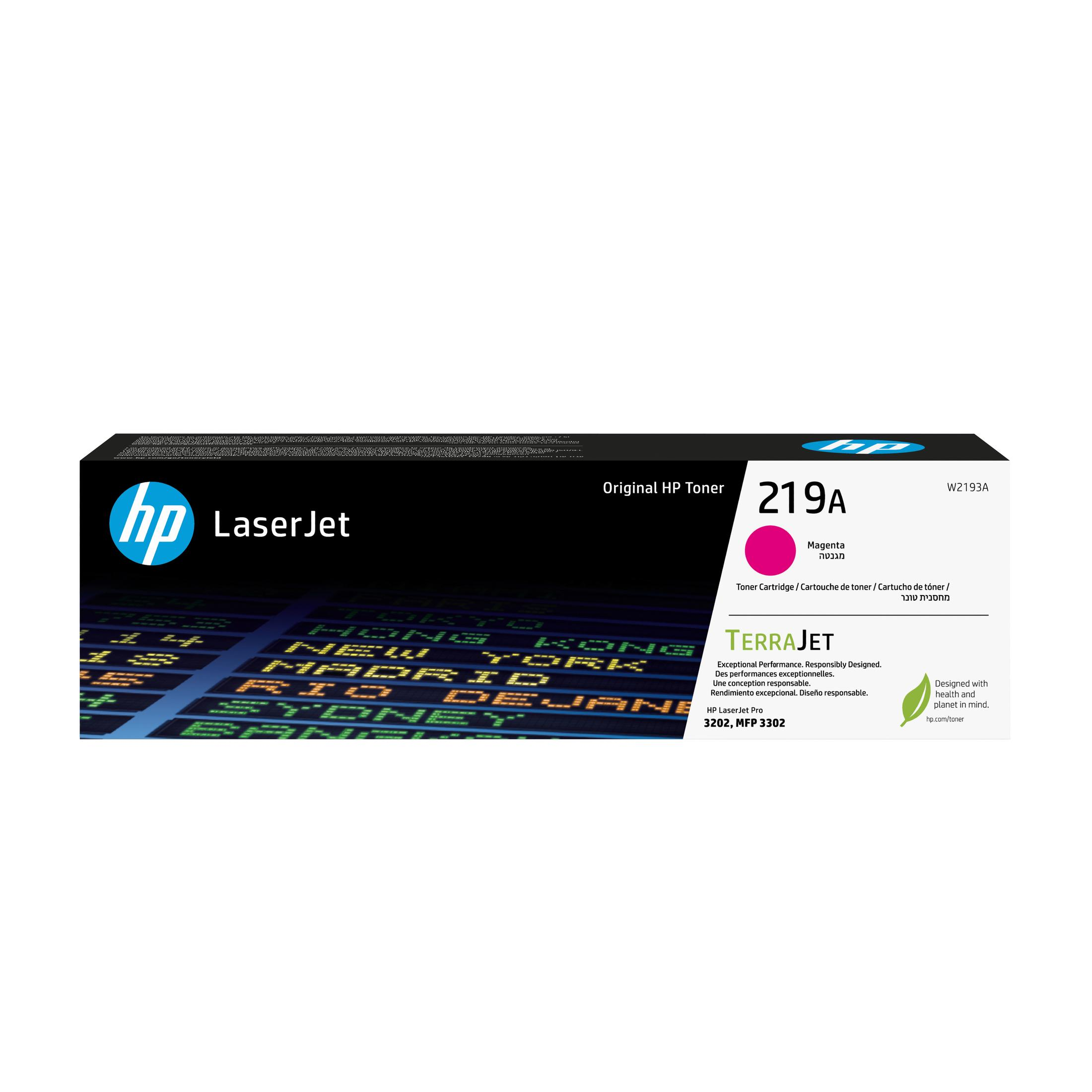 Oryginalny toner HP 219A Magenta do drukarek LaserJet. W2193A.