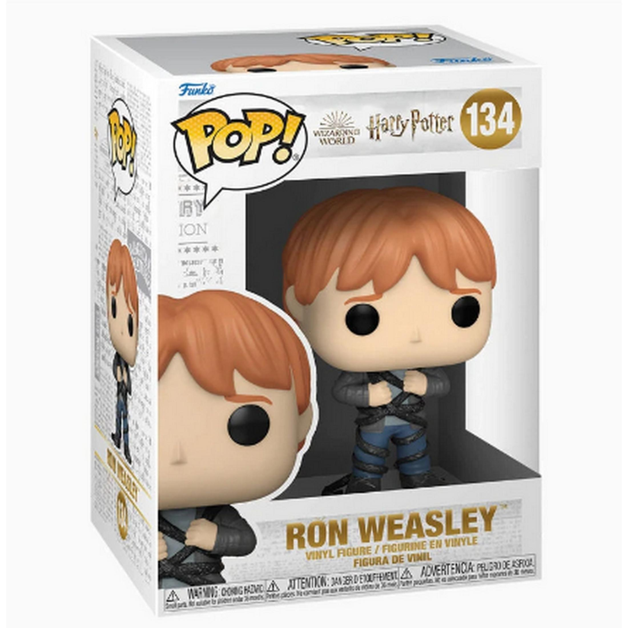 Action figure Funko Pop! di Ron Weasley in confezione Harry Potter.