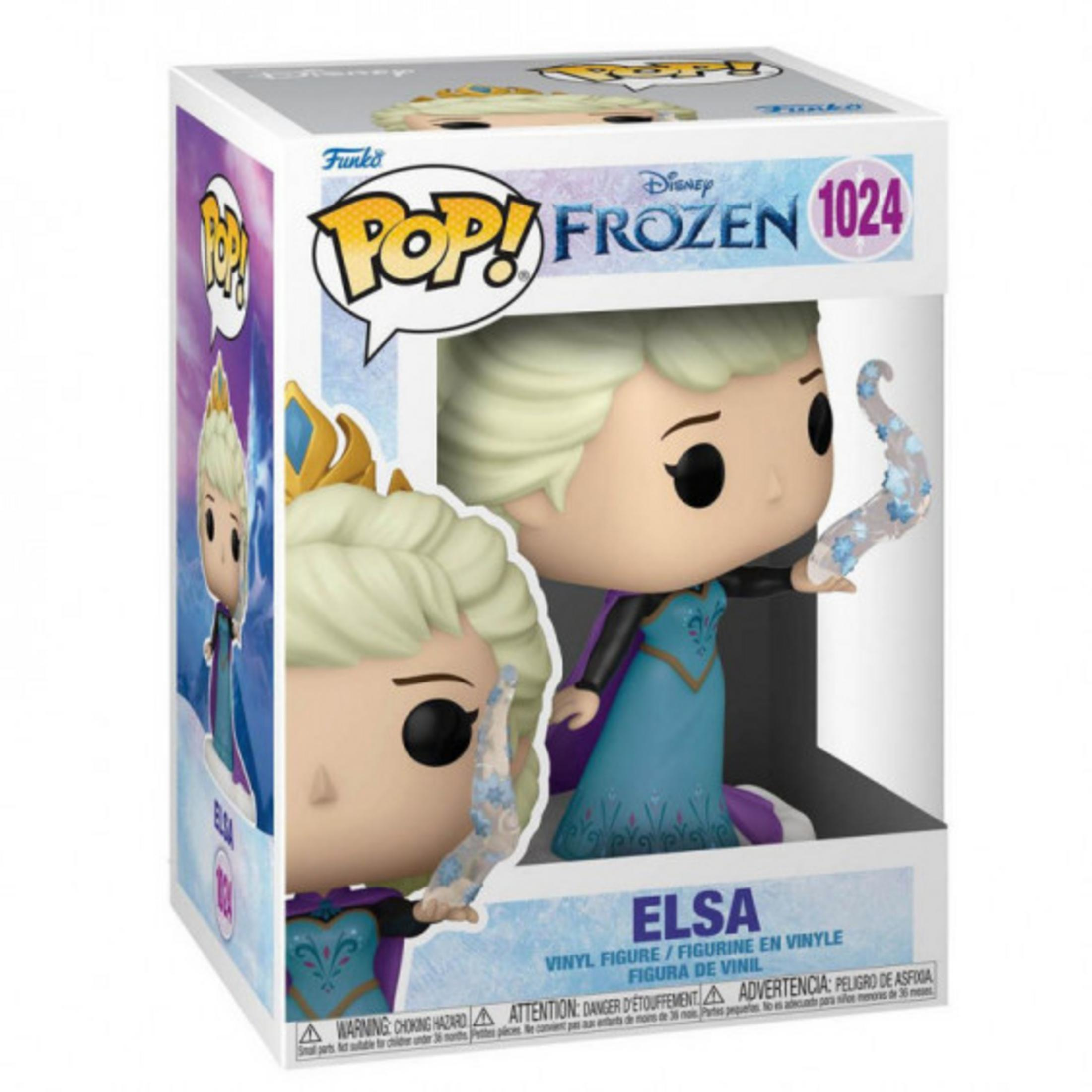 Figura de vinilo Funko Pop! Elsa de Disney Frozen en caja.