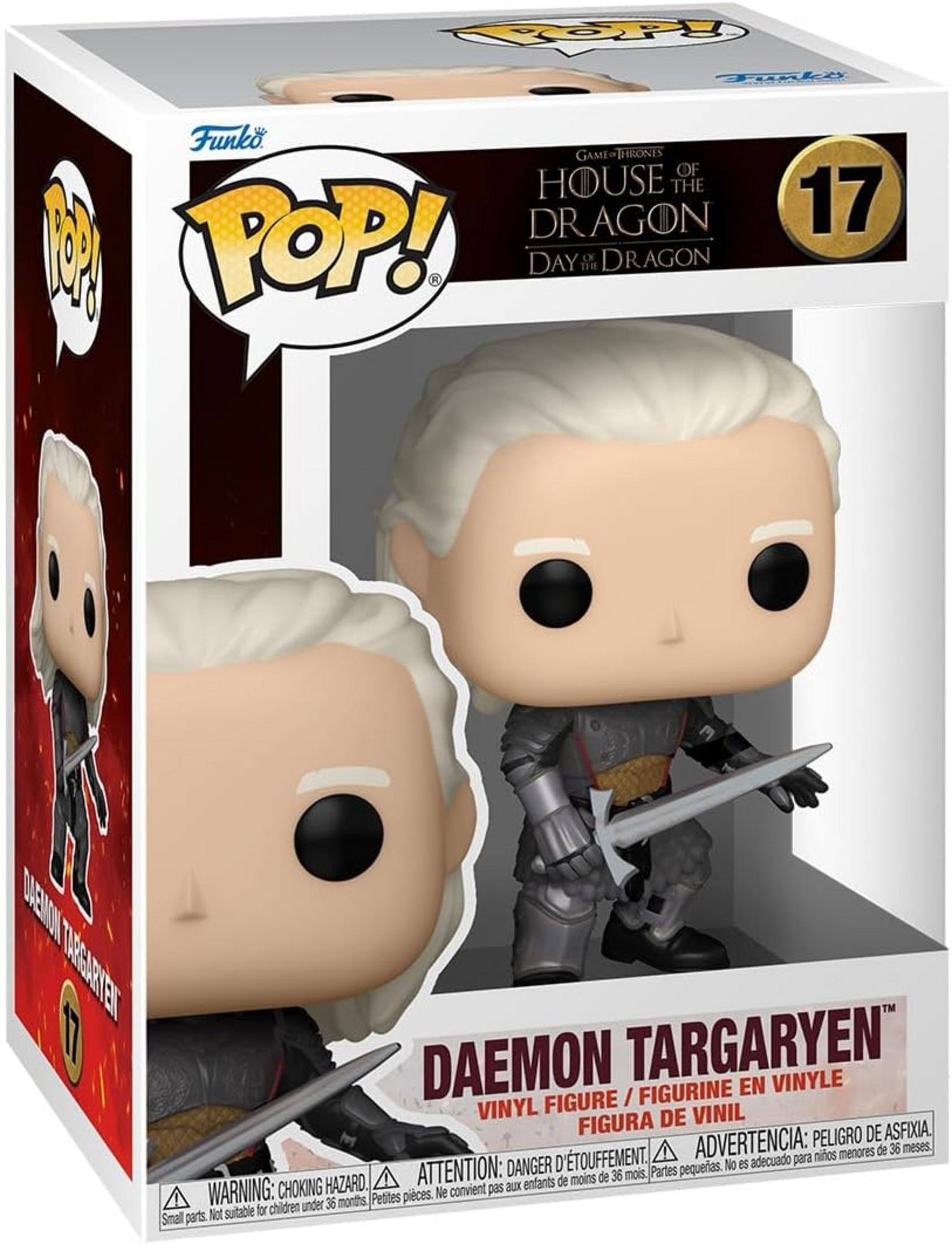Figura Funko POP de Daemon Targaryen de Juego de Tronos, figura 17.