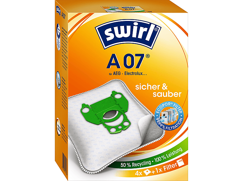 SWIRL A 07 AIRSPACE 179336 Staubsaugerbeutel