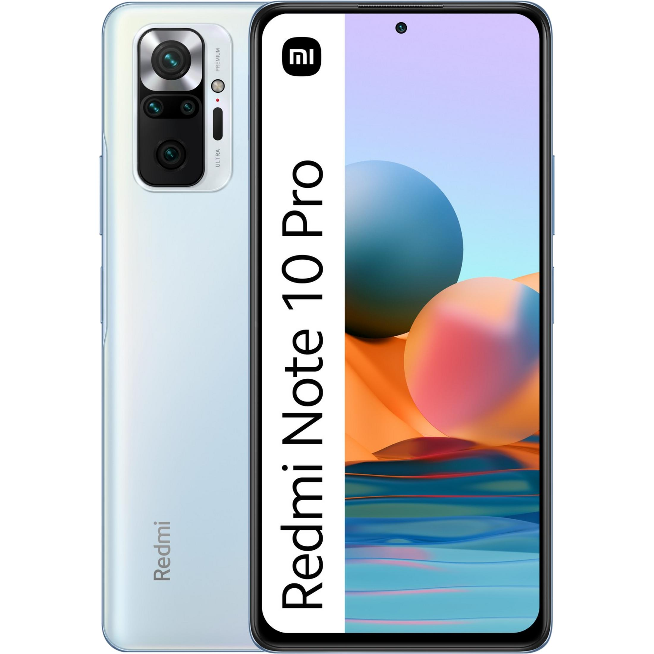 Uno smartphone bianco con quad camera posteriore e schermo.
