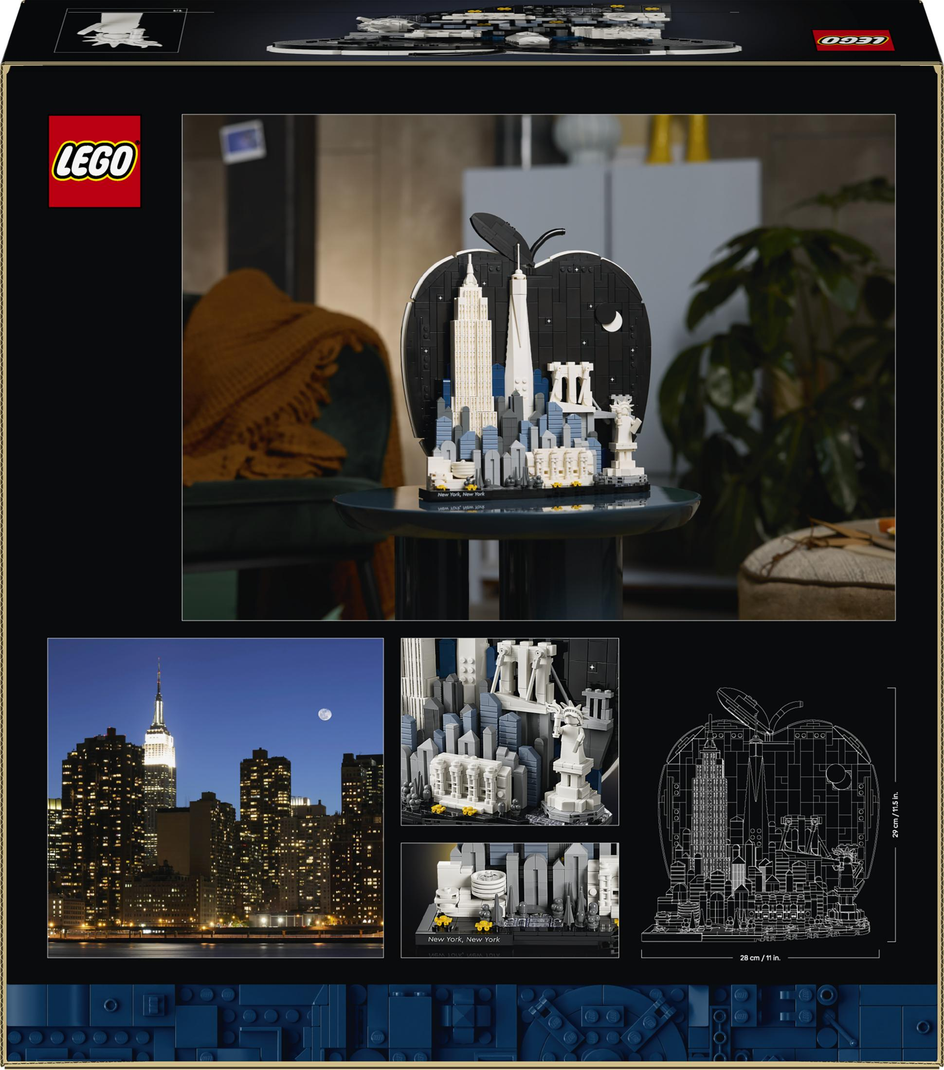 Maqueta LEGO de la Gran Manzana con el Empire State Building.