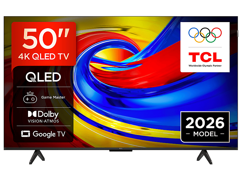 TCL 50P7L Premium Uydu Alıcılı Google 50 inç 127 cm 4K UHD SMART TV QLED TV
