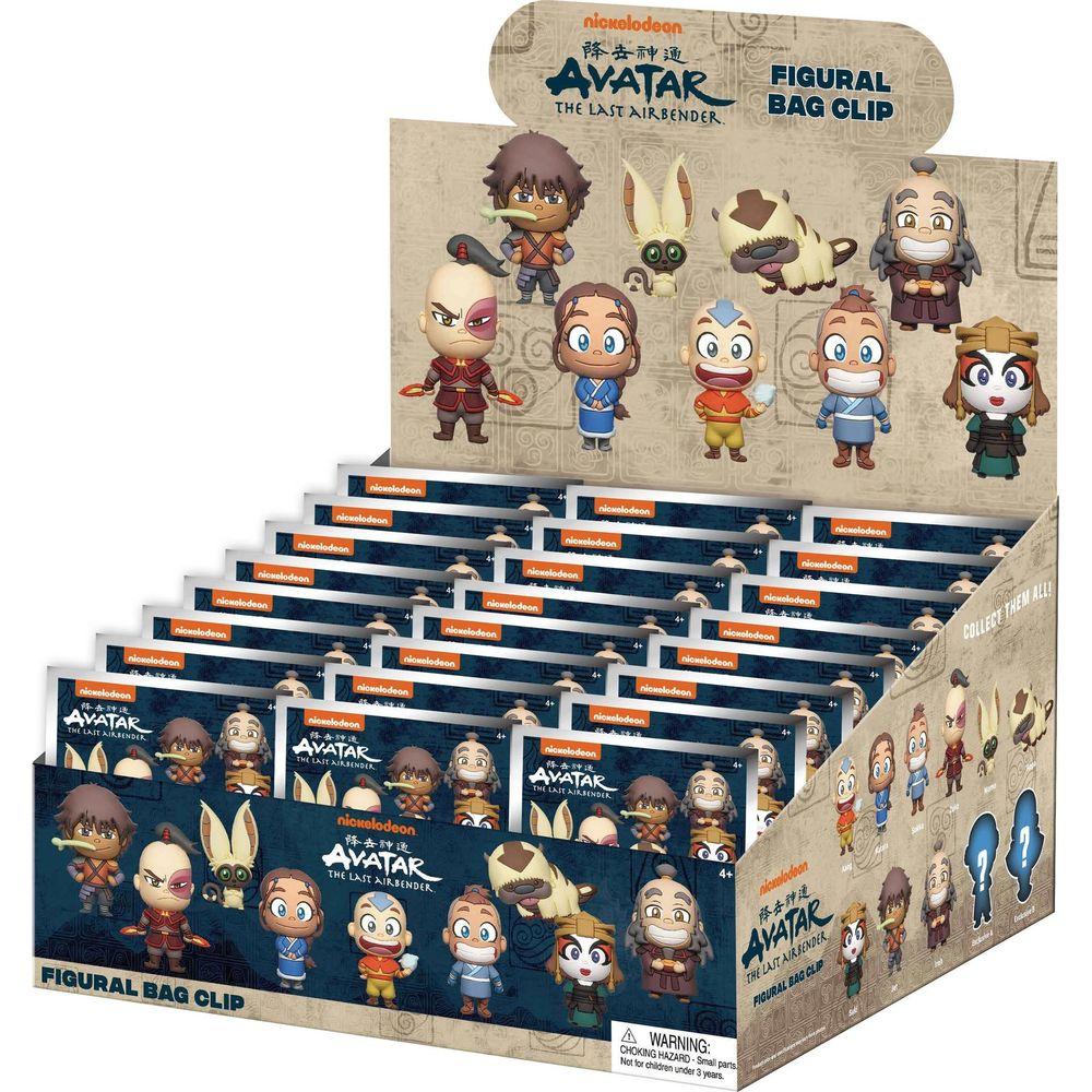 Llavero - MONOGRAM AVATAR THE LAST AIRBENDER 3D FOAM BAG CLIP SERIE 1