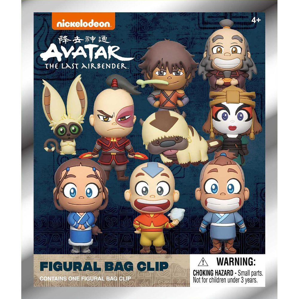 Llavero - MONOGRAM AVATAR THE LAST AIRBENDER 3D FOAM BAG CLIP SERIE 1