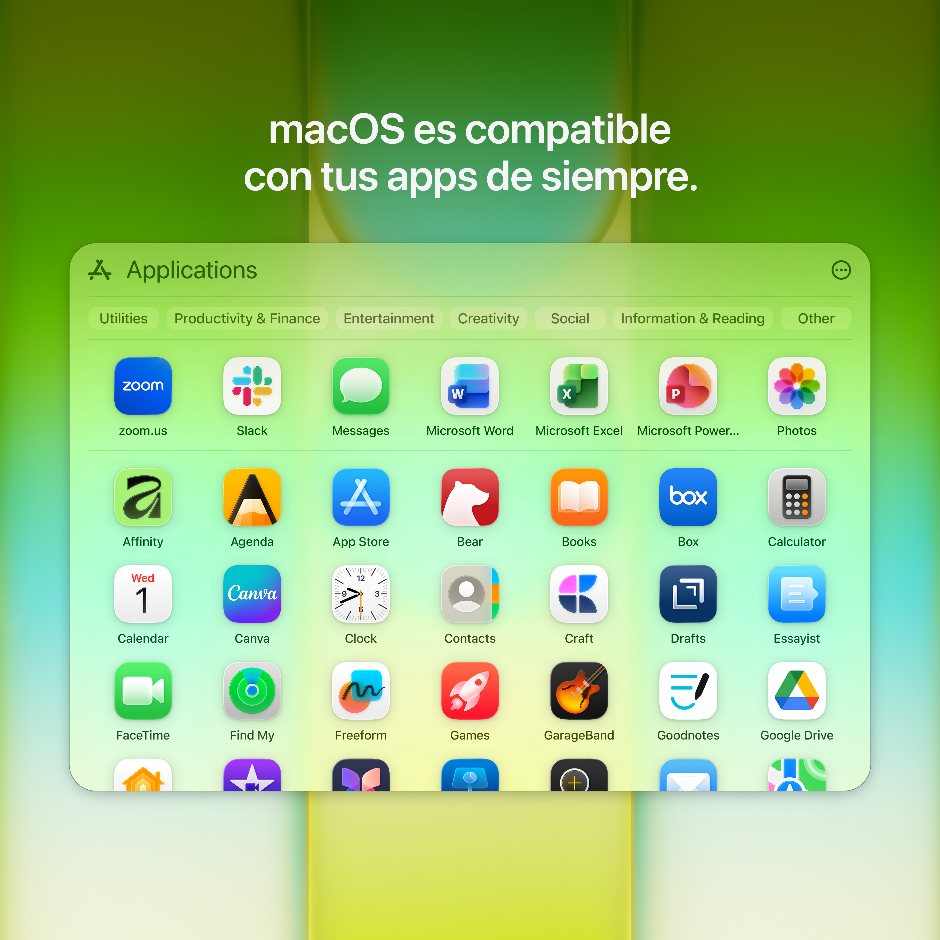 Przegląd aplikacji macOS: Zoom, Slack, Word, Excel, Zdjęcia i inne.