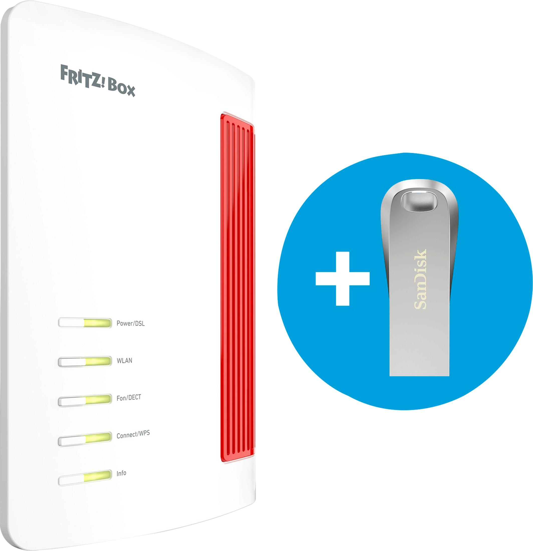 AVM FRITZ!BOX 7690 EXCLUSIVE EDITION MSD WLAN Mesh Router 7136 Mbit/s ...