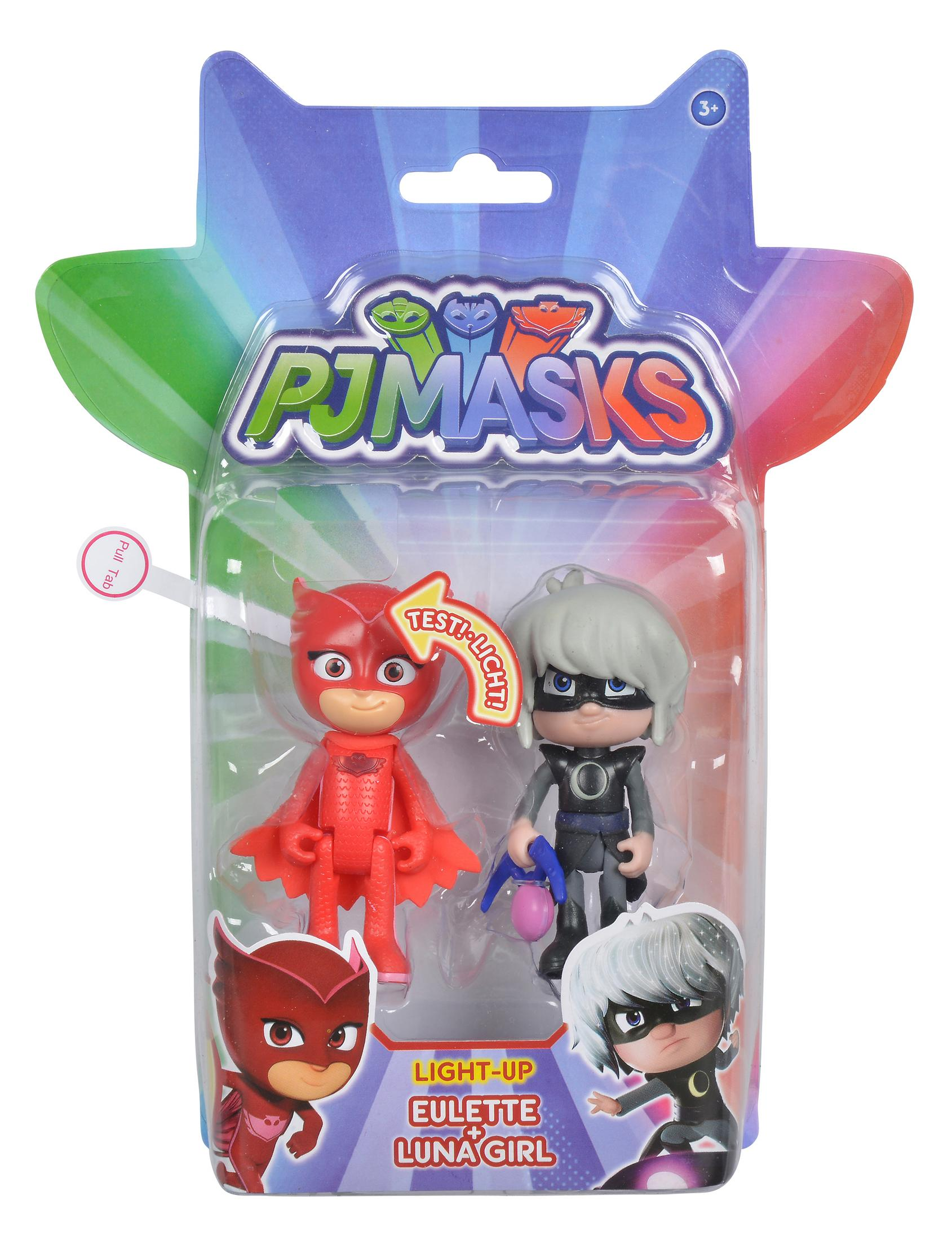 PJ Masks Figuren "Light-Up Owlette & Luna Girl" im Karton mit Fenster