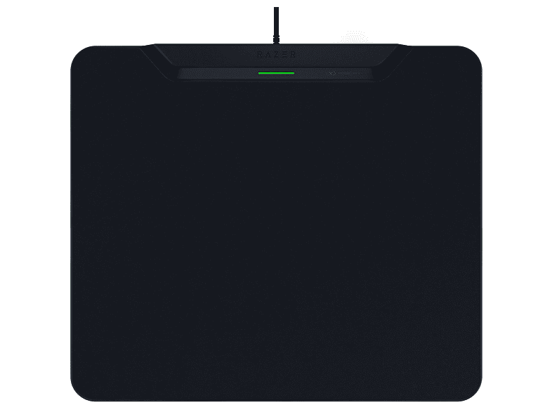 RAZER HyperFlux V2 Kablosuz LED Şarj Göstergeli Kaymaz Kauçuk Gaming Mouse Pad Siyah