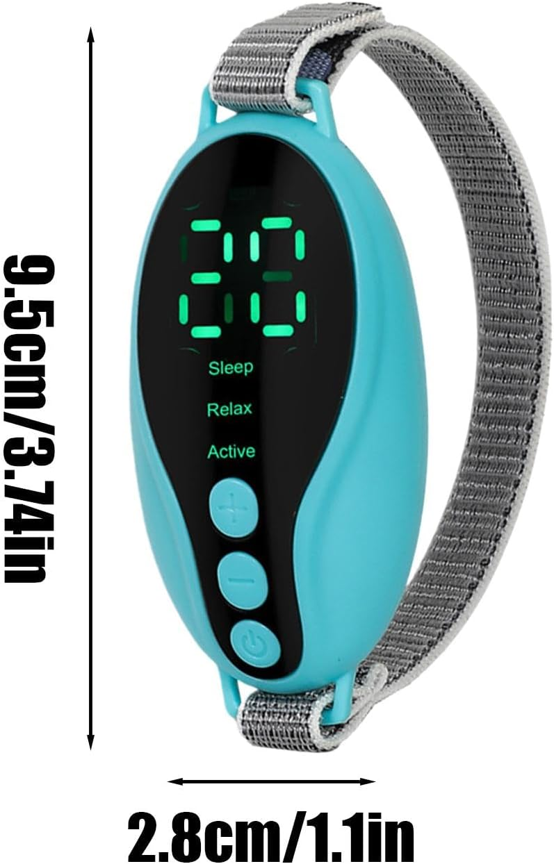 Türkisfarbene Smartwatch mit digitalem Display, das 