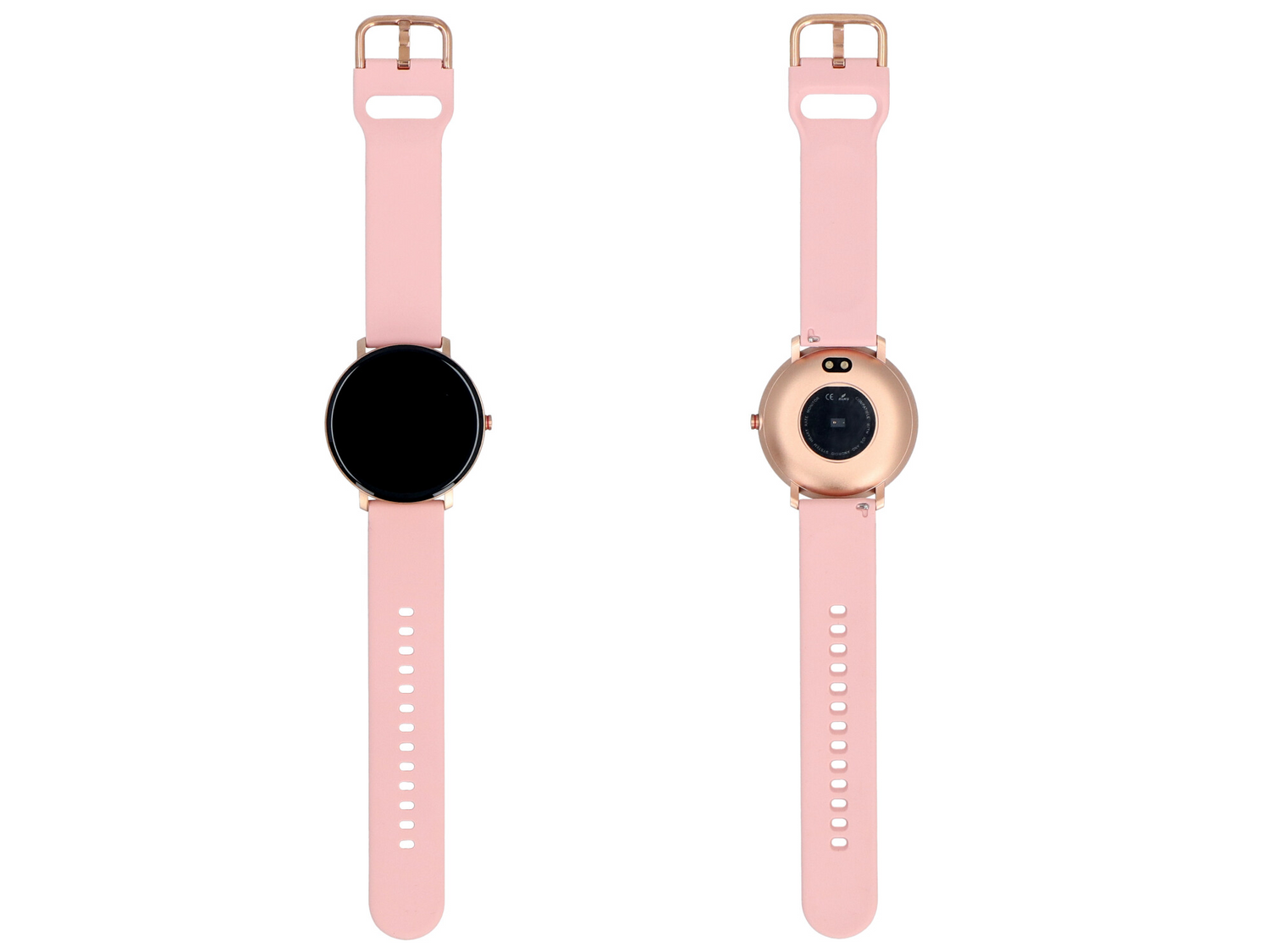 R&oacute;&z&a;wa smartwatch ze z&l&oacute;t&oacute;w&nbsp;kopert&oacute; &oacute;w&oacute;j&nbsp;prz&oacute;d i ty&oacute;.