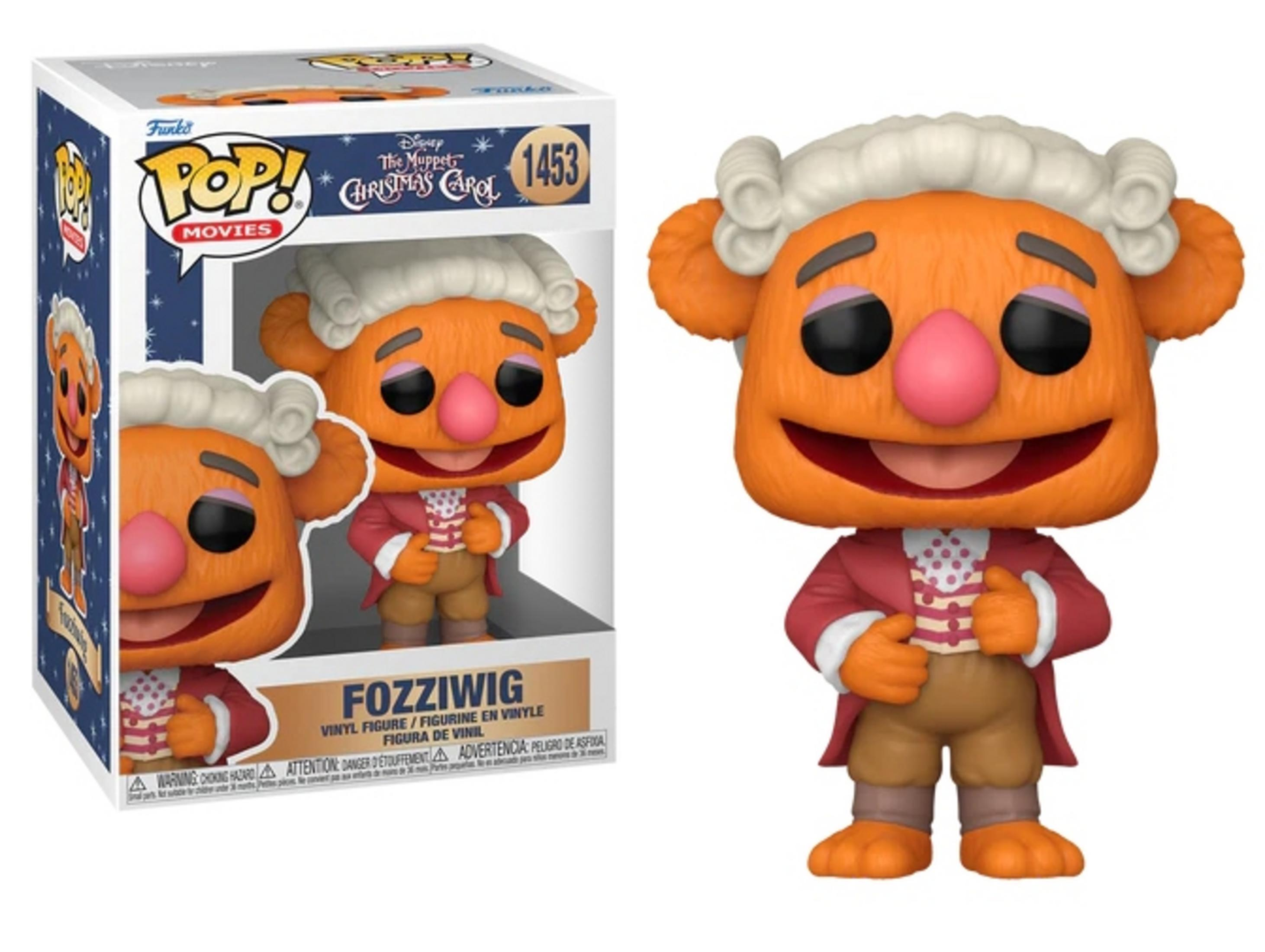 Una figura de vinilo Funko Pop! de Fozziwig de Los Muppets en Acción de Gracias.