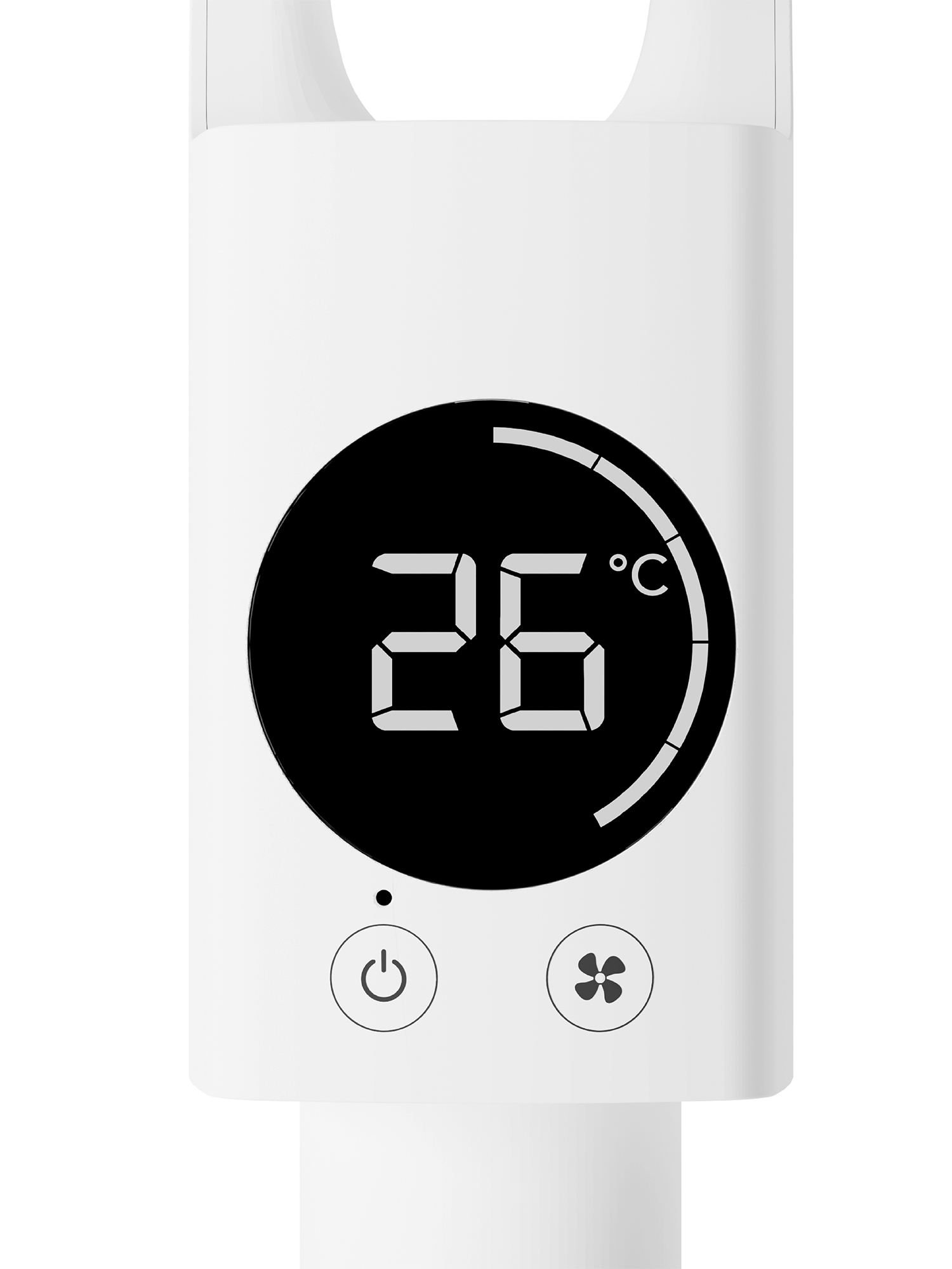 Ventilador de pie - MEACO Sefte 10", 12 V, 12 velocidades, Blanco