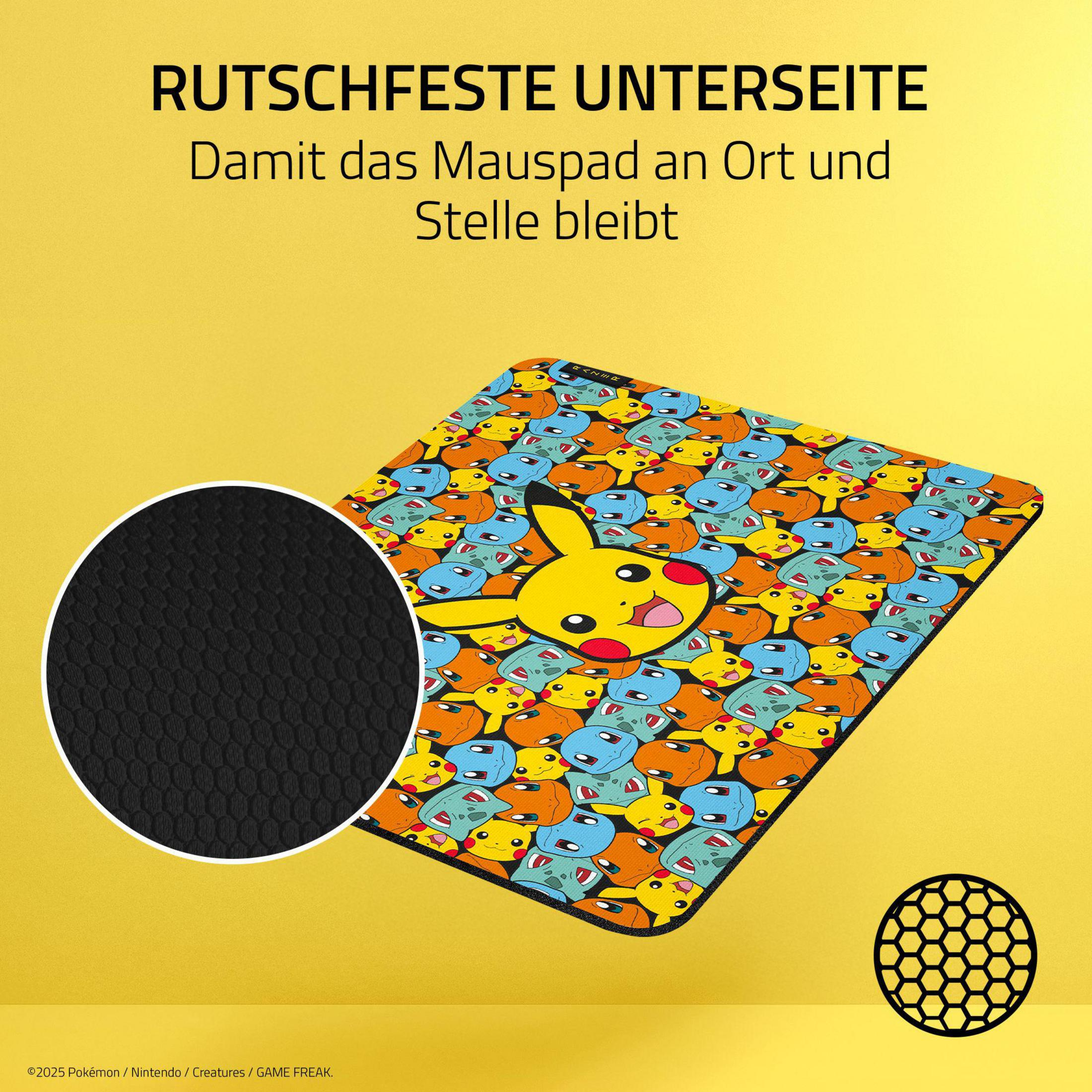 Tappetino per mouse con design Pokémon e fondo antiscivolo.