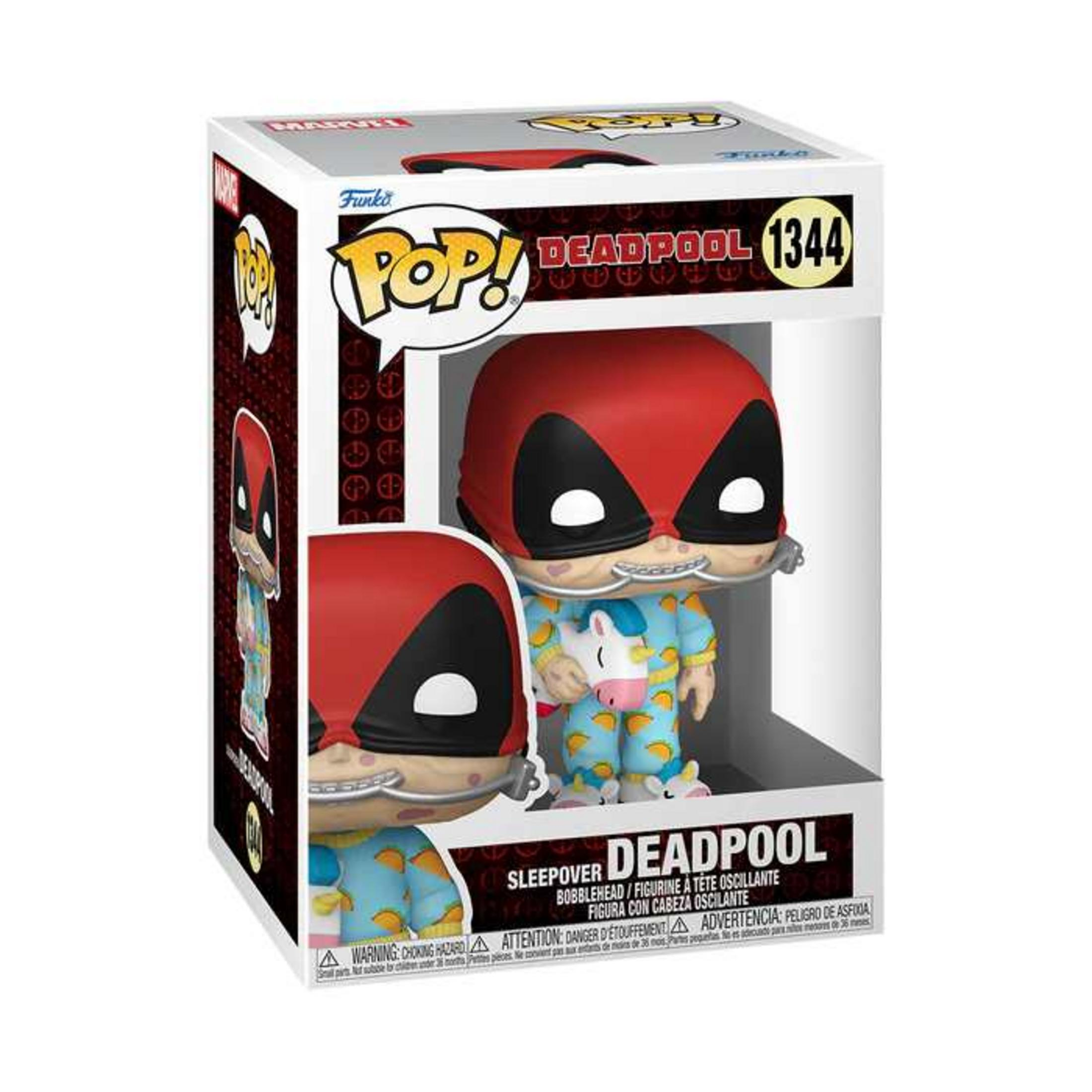Funko Pop! Deadpool 1344 in pigiama con unicorno. In scatola.