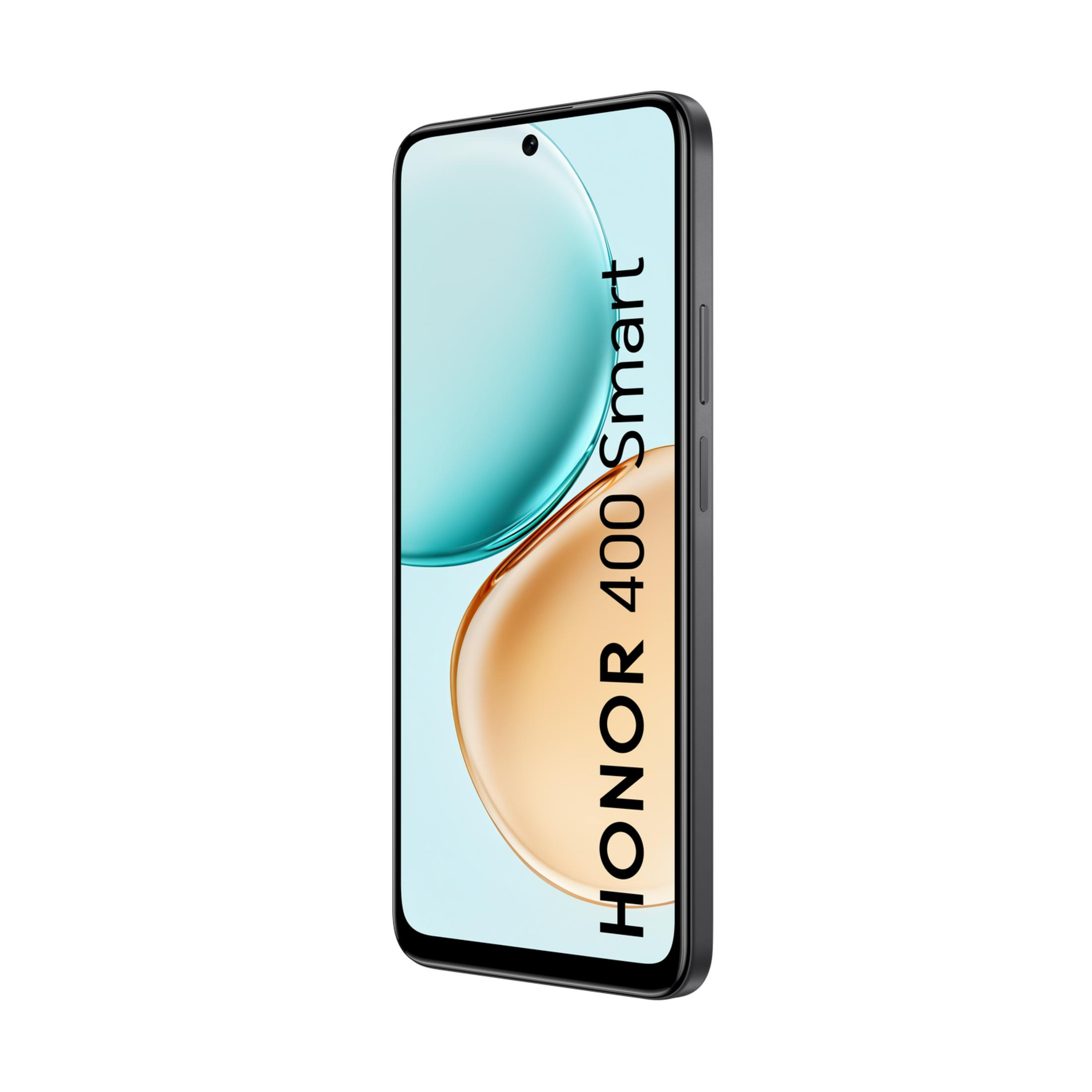 Uno smartphone nero con la scritta HONOR 400 Smart.