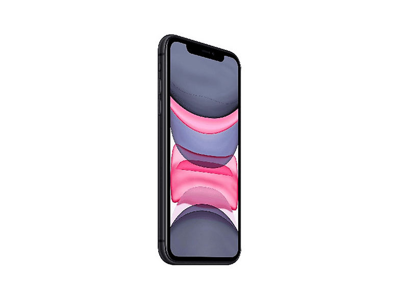 APPLE 1464569 MHDA3QL/A IPHONE 11 BLACK 64GB, Negro, Móvil iOS, 64