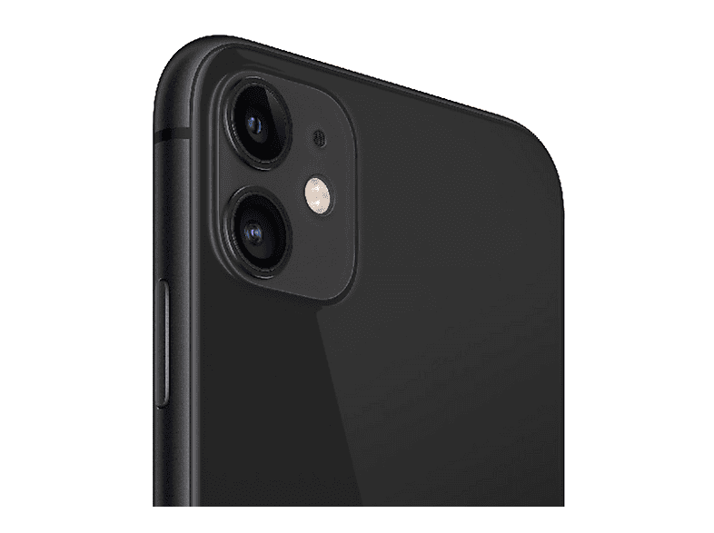 APPLE 1464569 MHDA3QL/A IPHONE 11 BLACK 64GB, Negro, Móvil iOS, 64