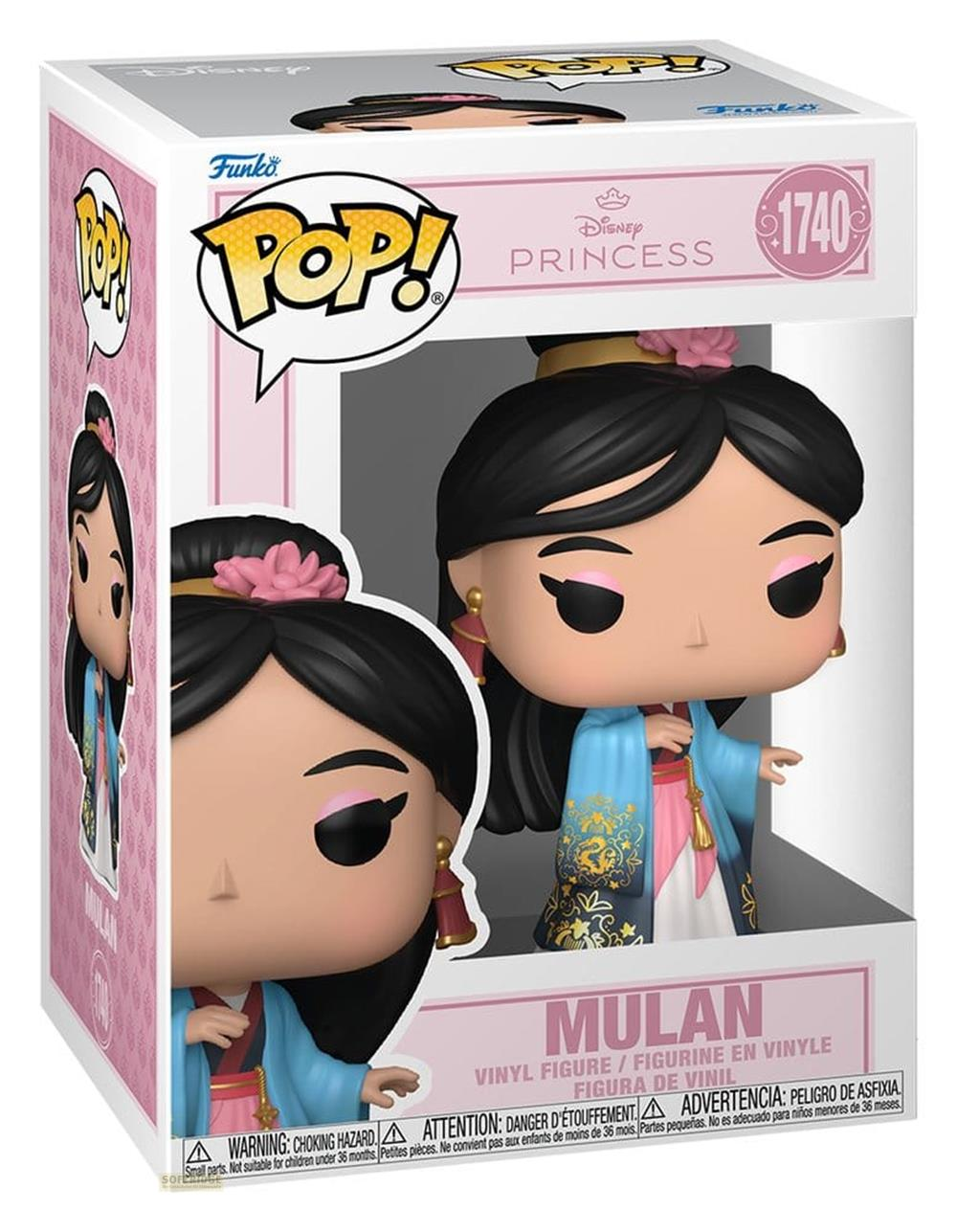 Figura Mulan Funko Pop! en caja, Princesa Disney 1740.