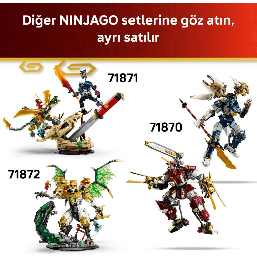 LEGO Ninjago X-1 Ninja Turbo Otomobil 15. Yıl Dönümü 71867 Fiyat