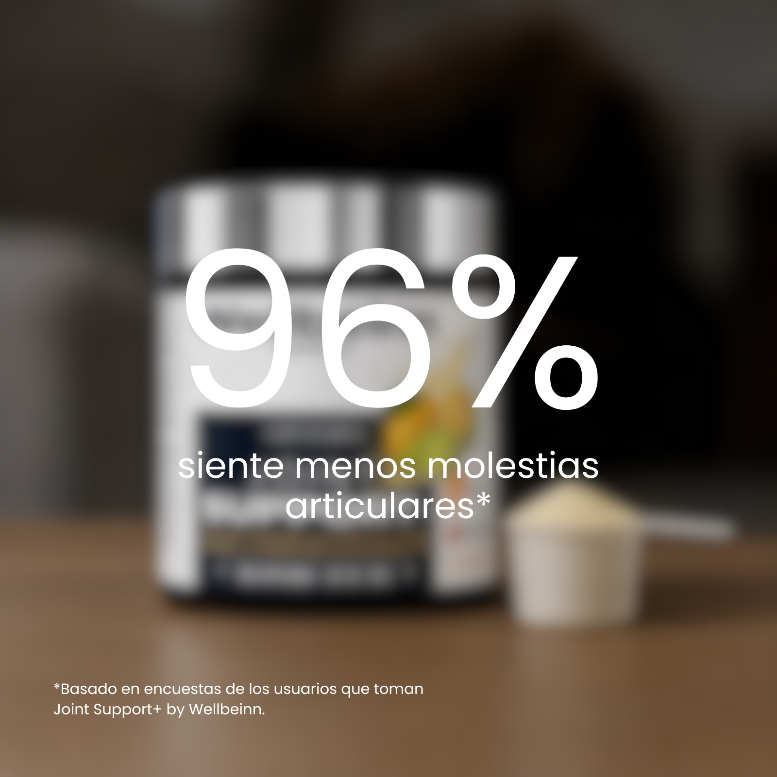 96% sienten menos molestias articulares.