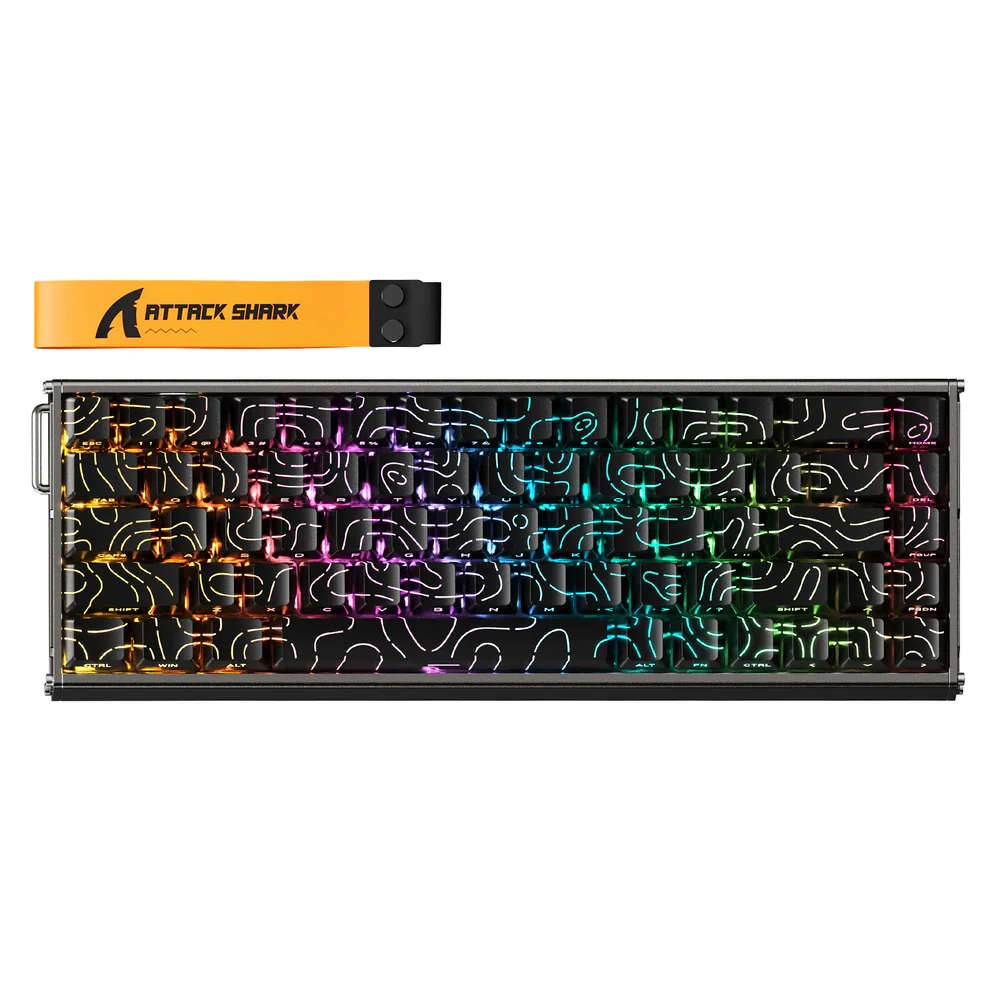 ATTACK SHARK X85 Pro Kablosuz Gaming Mekanik Klavye Beyaz Fiyat