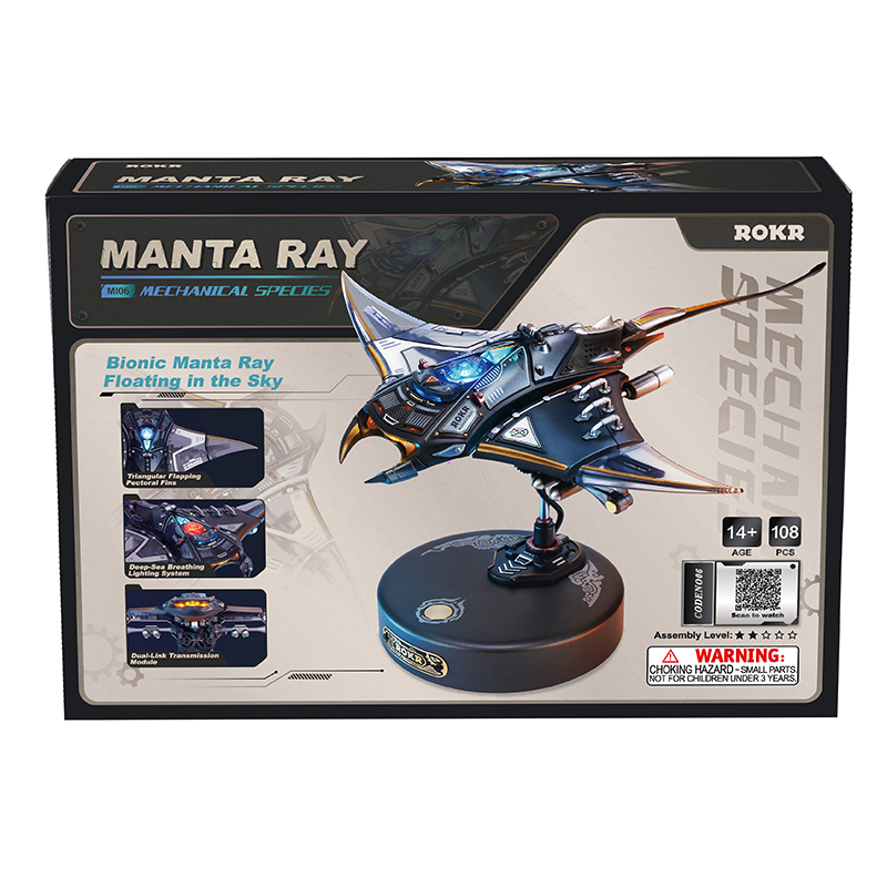 Bionic Manta Ray başlıklı mekanik manta ray modeli.