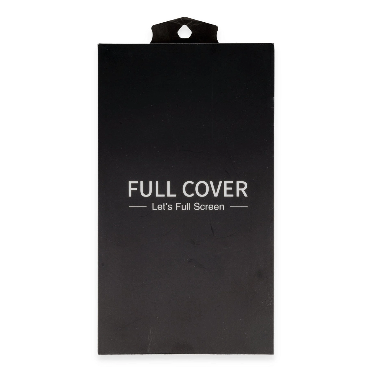 Beyaz yazılı siyah paket: FULL COVER, Let's Full Screen.
