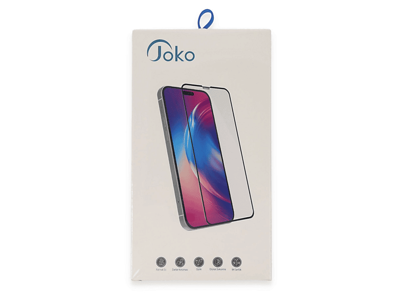 EVIMDEYOKYOK Joko iPhone 15 Pro Uyumlu Joko 5D Cam Ekran Koruyucu