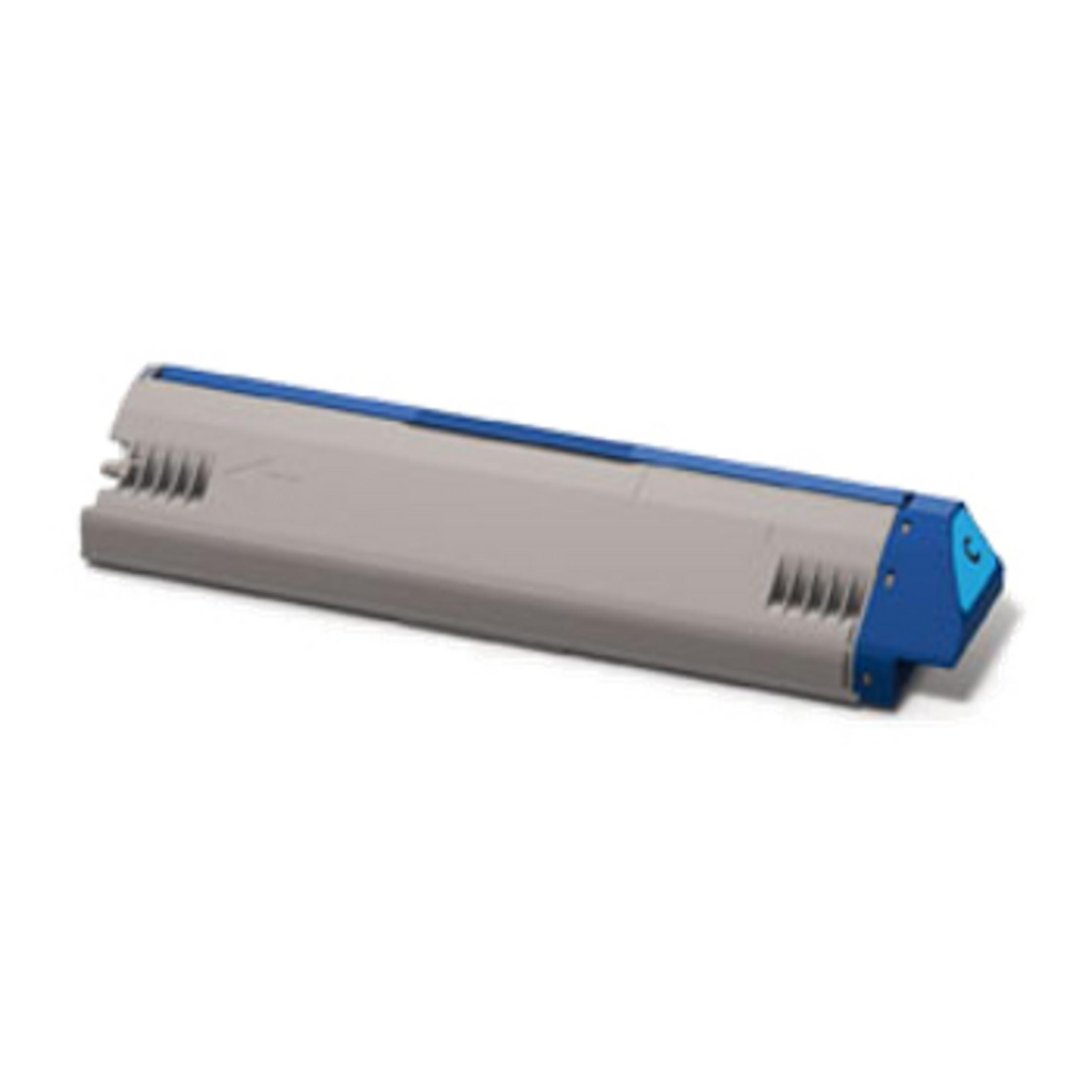 Oggetto grigio allungato con accenti blu e fessure di ventilazione.