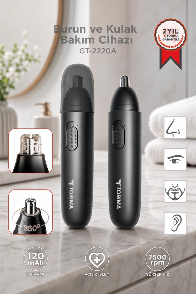 Burun ve kulak bakım cihazı GT-2220A, 2 yıl garantili.