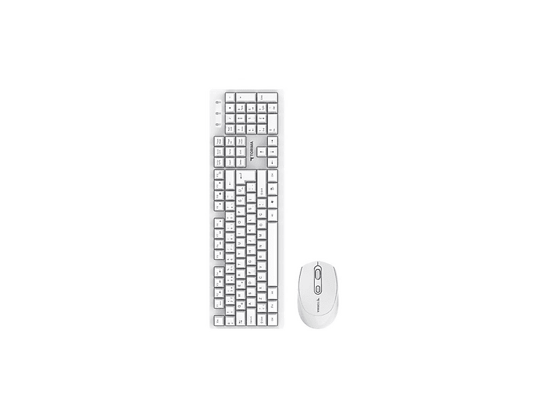 TORIMA Q TMK01 Kablosuz Klavye ve Mouse Seti Beyaz Fiyat & Özellik