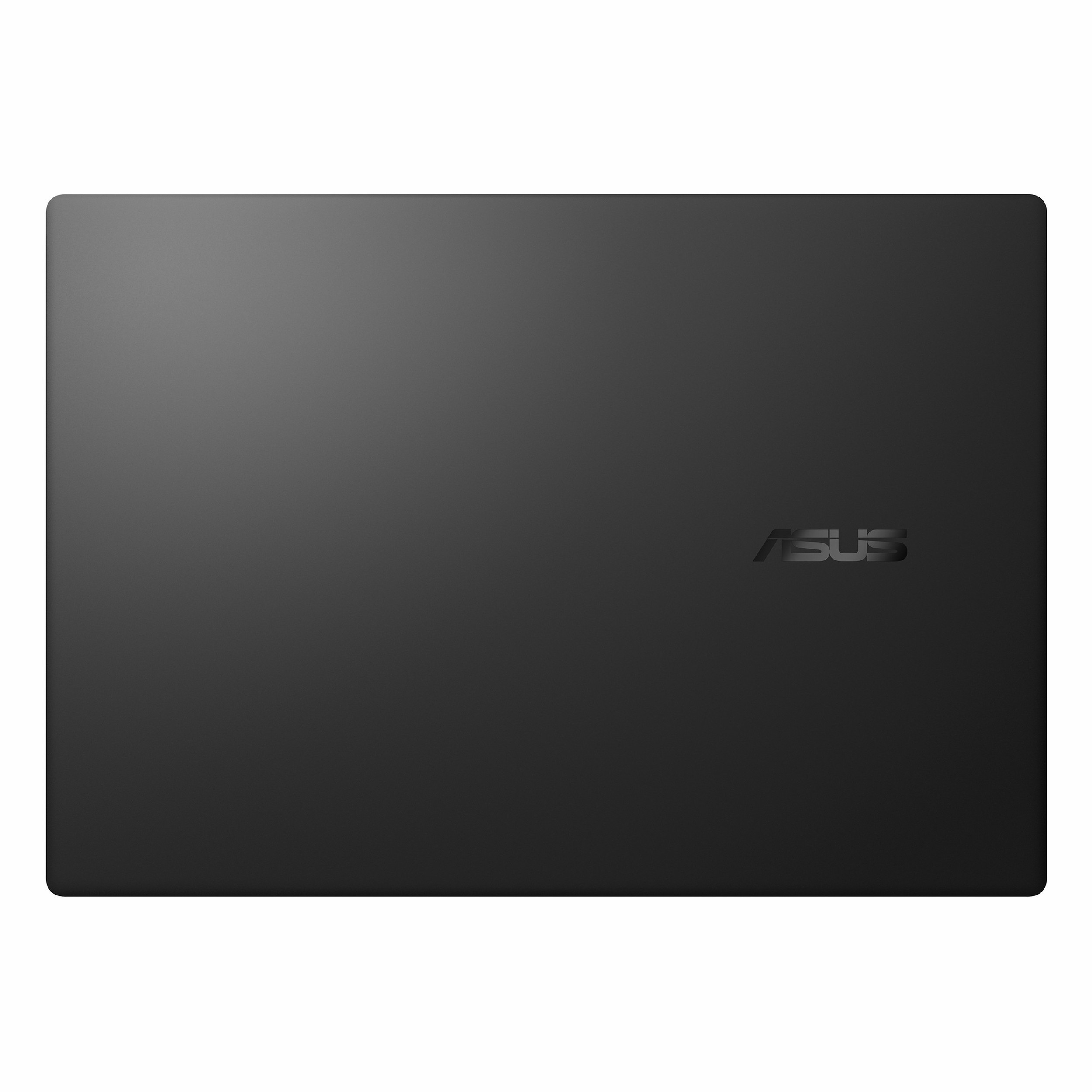 Üstünde ASUS logosu bulunan kapalı, koyu renkli dizüstü bilgisayar.