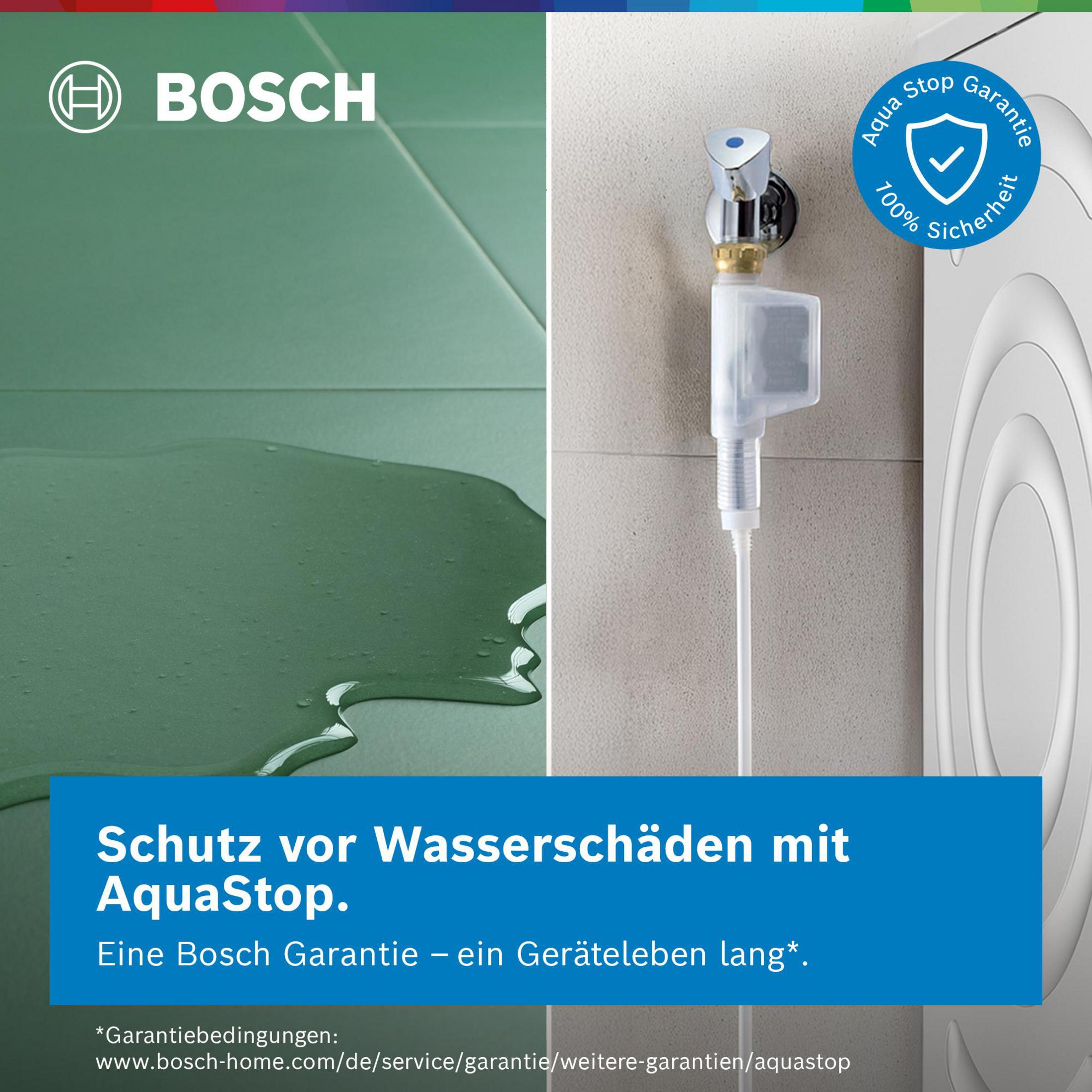 Bosch AquaStop: Schutz vor Wasserschäden mit Garantie.