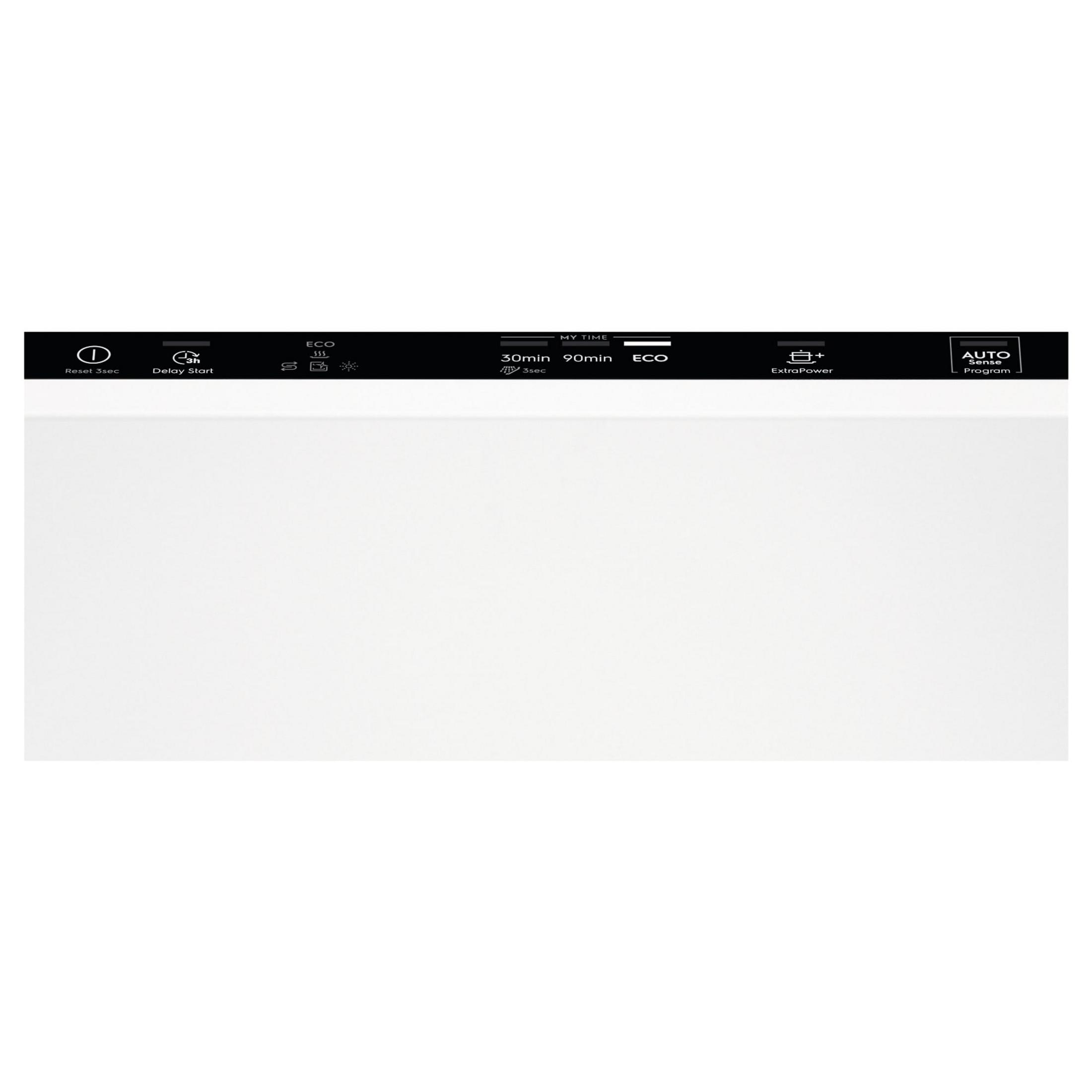 Panel de control con iconos: Resetear, Retraso, Programas, ExtraPower, AutoSense.