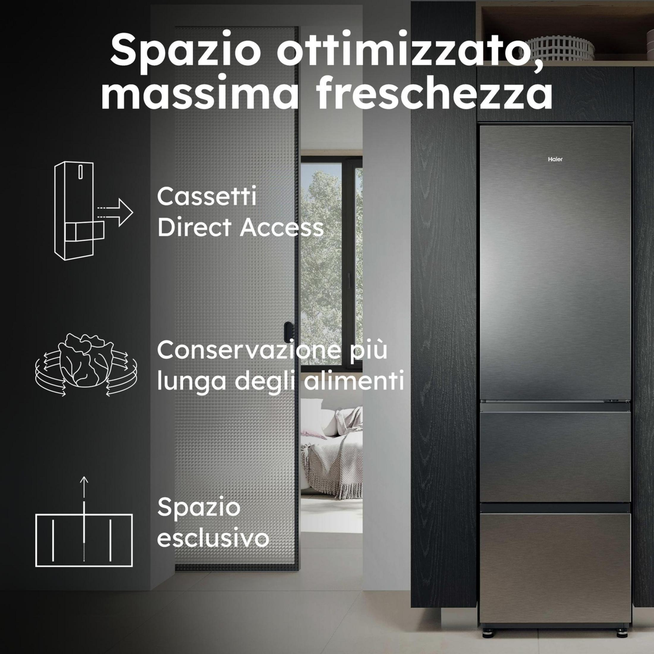Refrigerador con espacio optimizado y máxima frescura