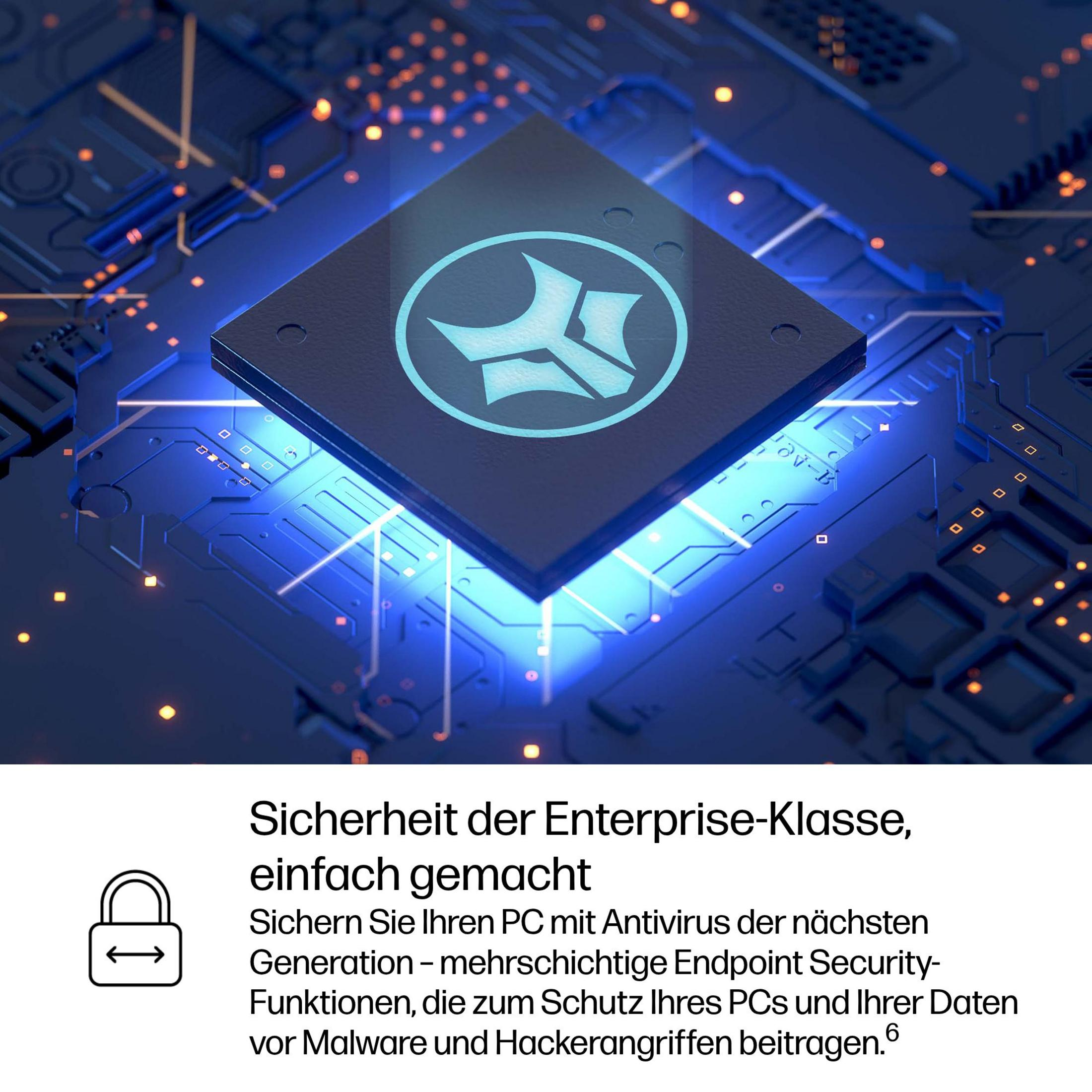 Une micropuce avec un logo bleu brille sur une carte de circuit imprimé bleue futuriste.