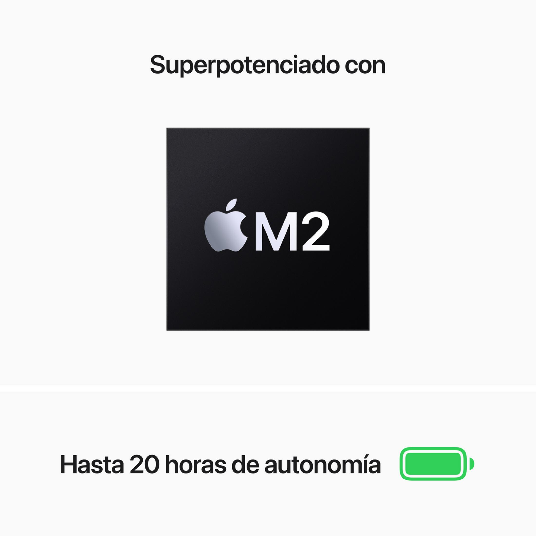 Chip Apple M2 e fino a 20 ore di autonomia.