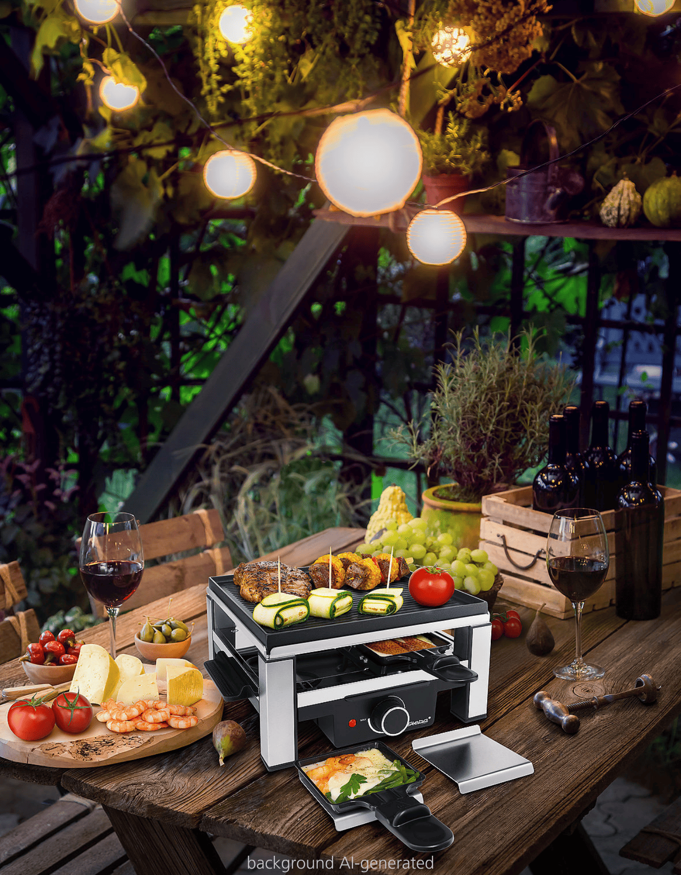 Raclette - STEBA 63-11-00, 900 W, Inox