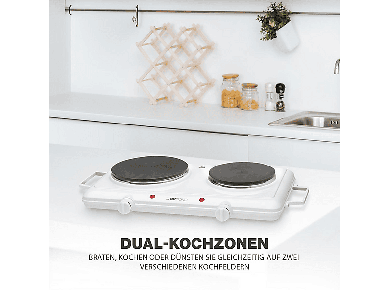 CLATRONIC DKP 3583 Kochplatte (Kochfelder: 2)