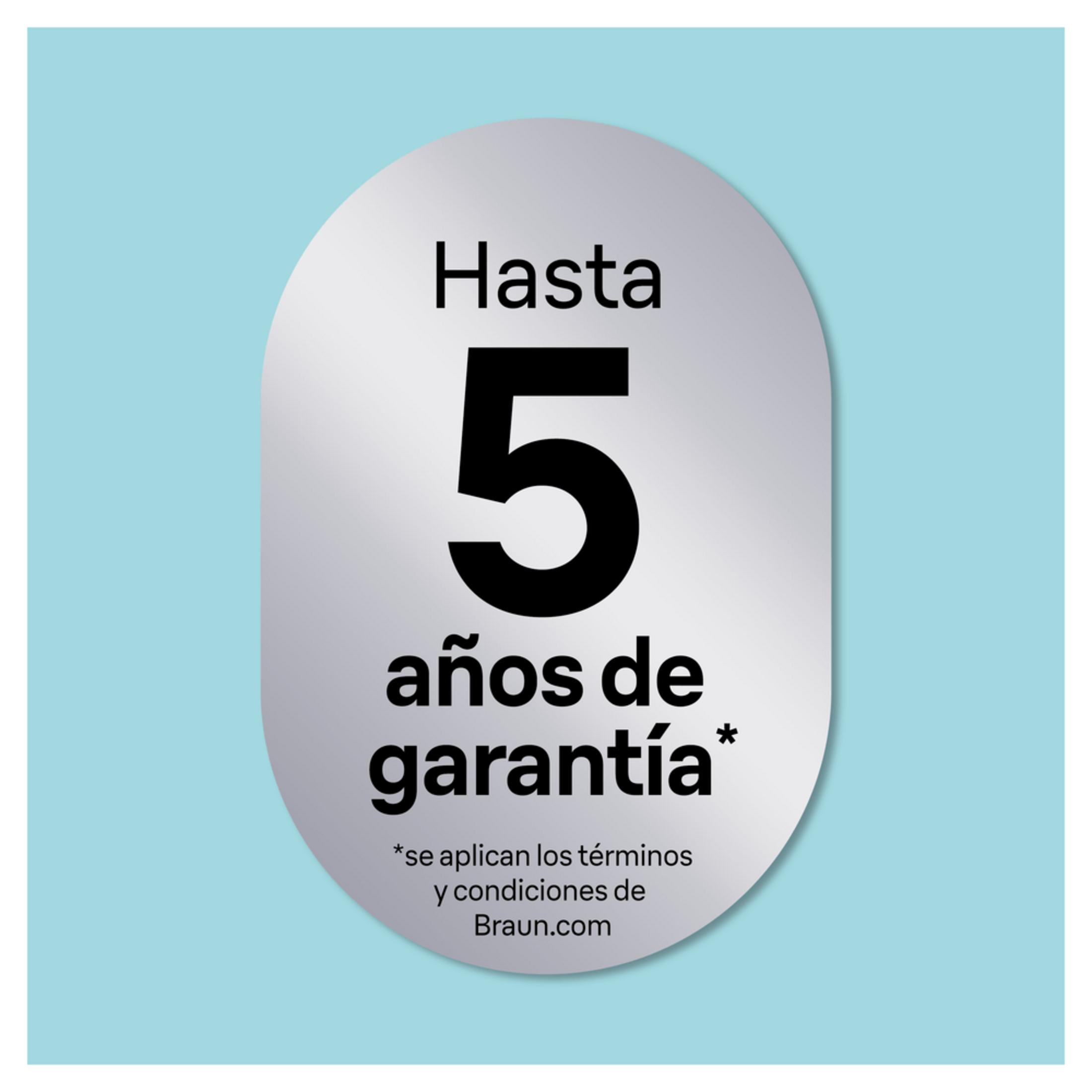 Hasta 5 años de garantía en Braun.com