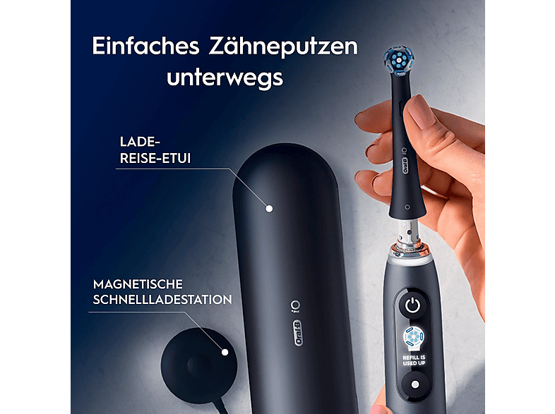 ORAL-B IO SERIES 9 BLACK ONYX GESCHENK EDITION Zahnbürste mit Lade