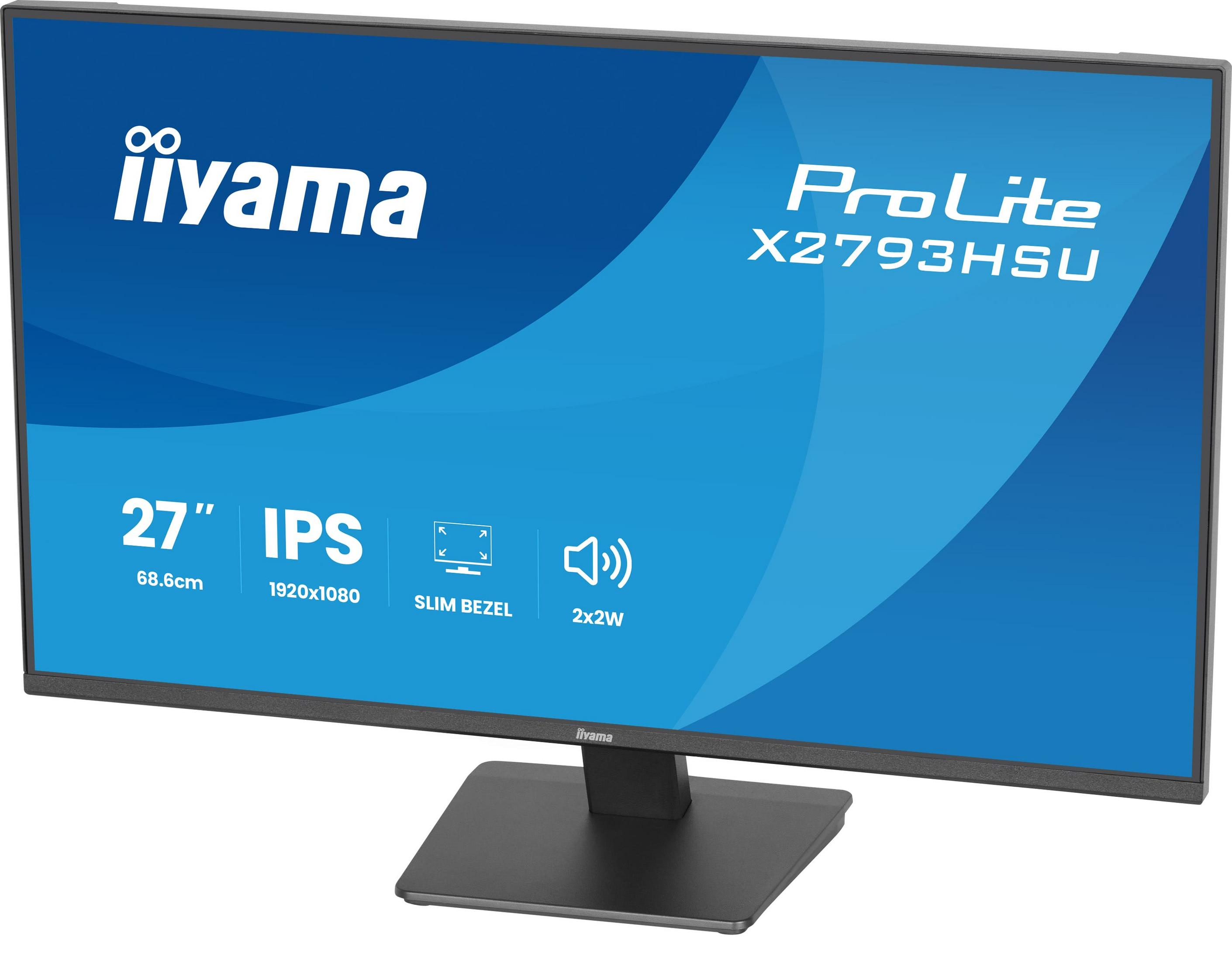 27-calowy monitor iiyama ze specyfikacją ProLite X2793HSU.