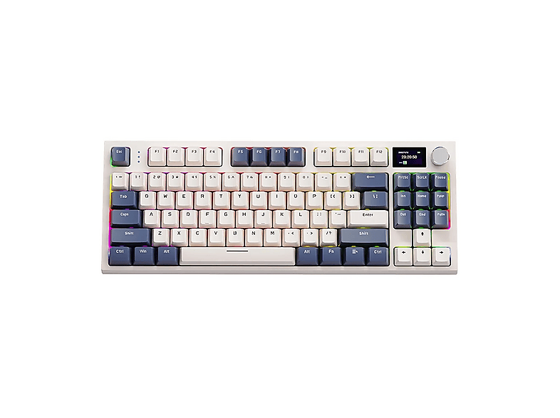 ATTACK SHARK Attack Shark K86 Kablosuz Mekanik Klavye Kablo Klavye Retro Blue